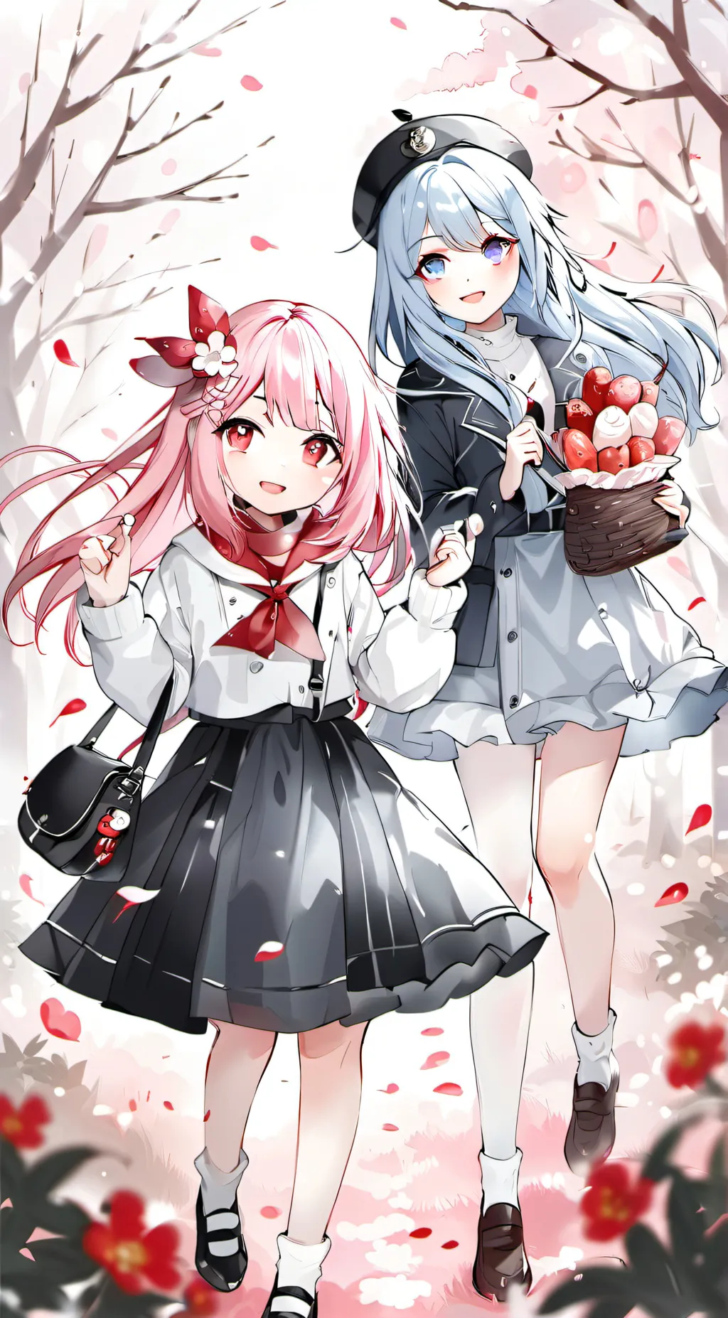 ai character: Julia and Lola background