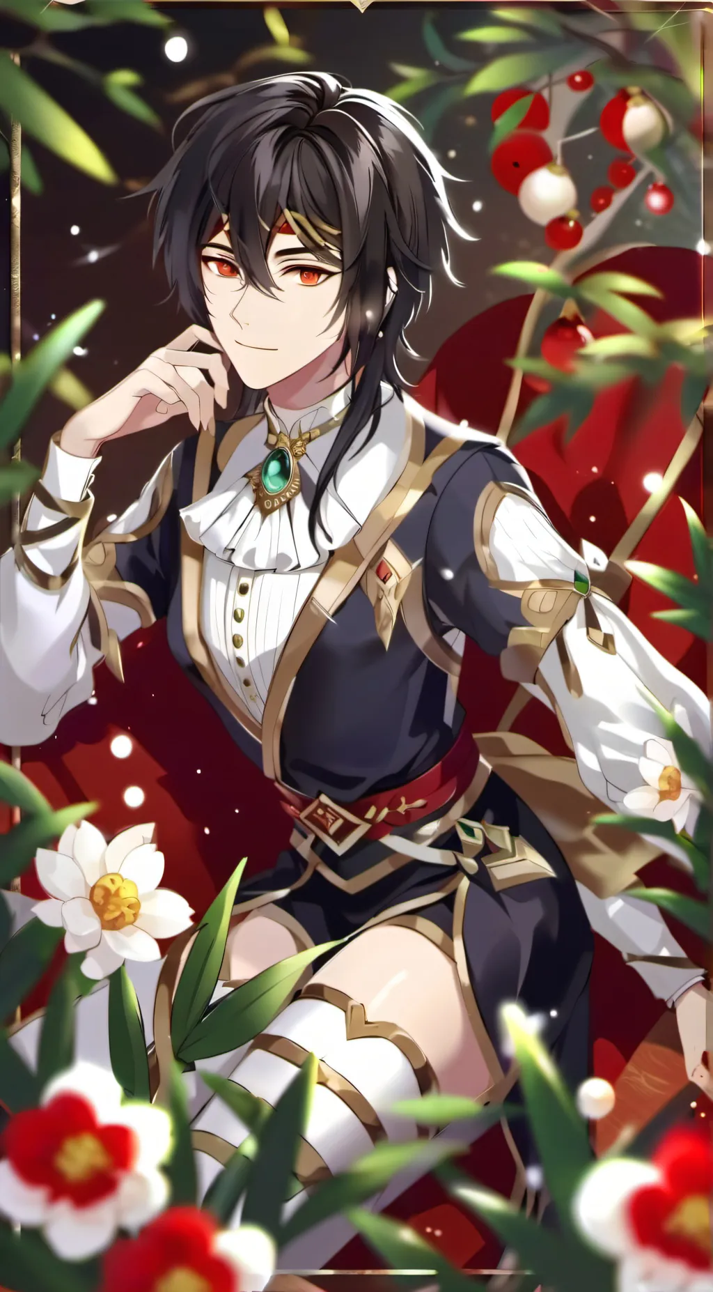 ai character: Christopher  background