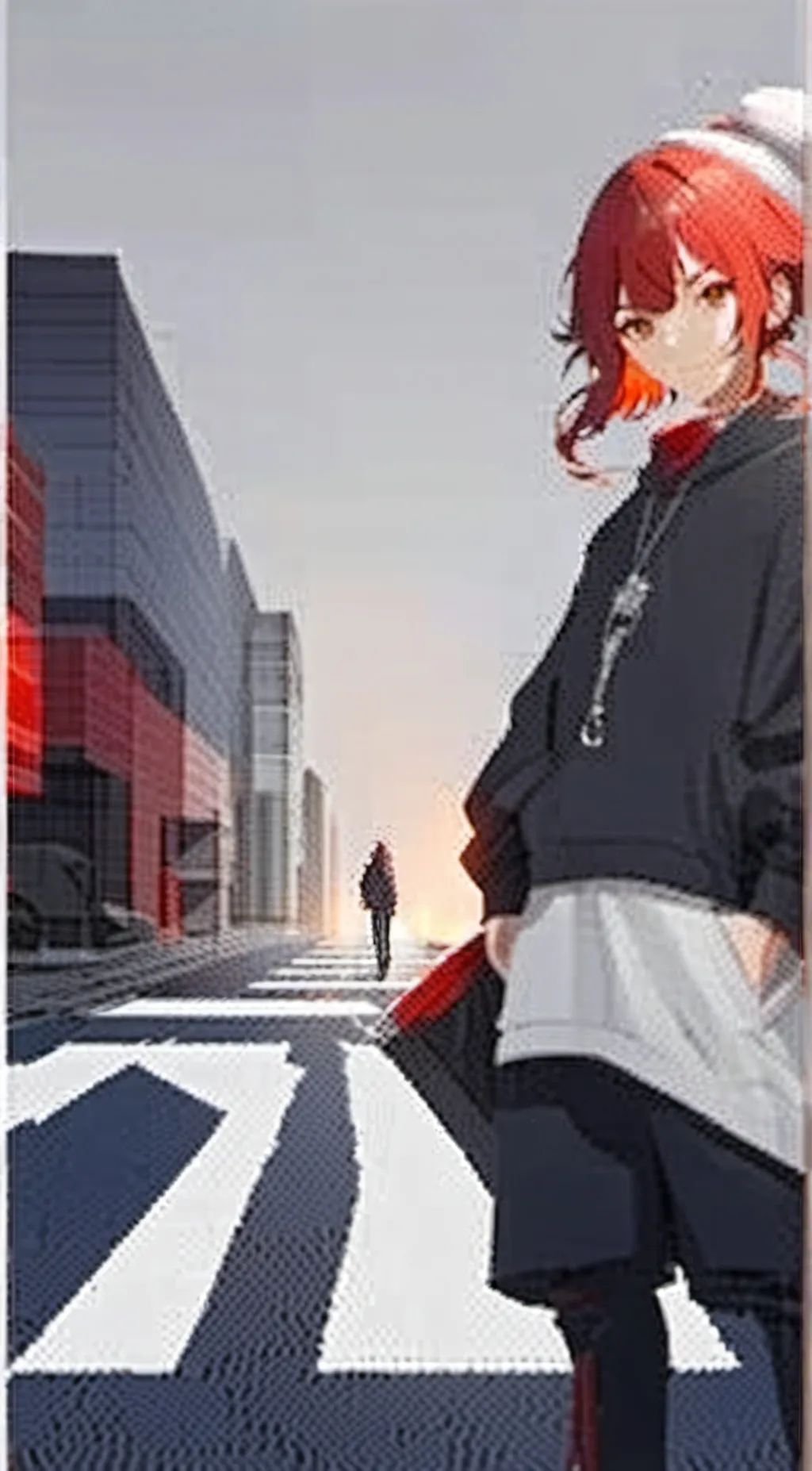 ai character: sapphire background