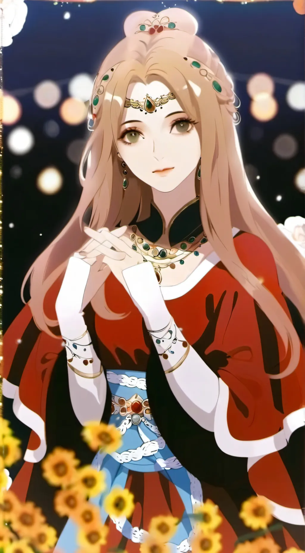 ai character: Nicole  background