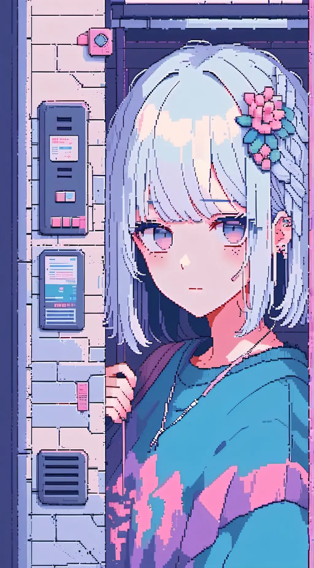 ai character: Rose background