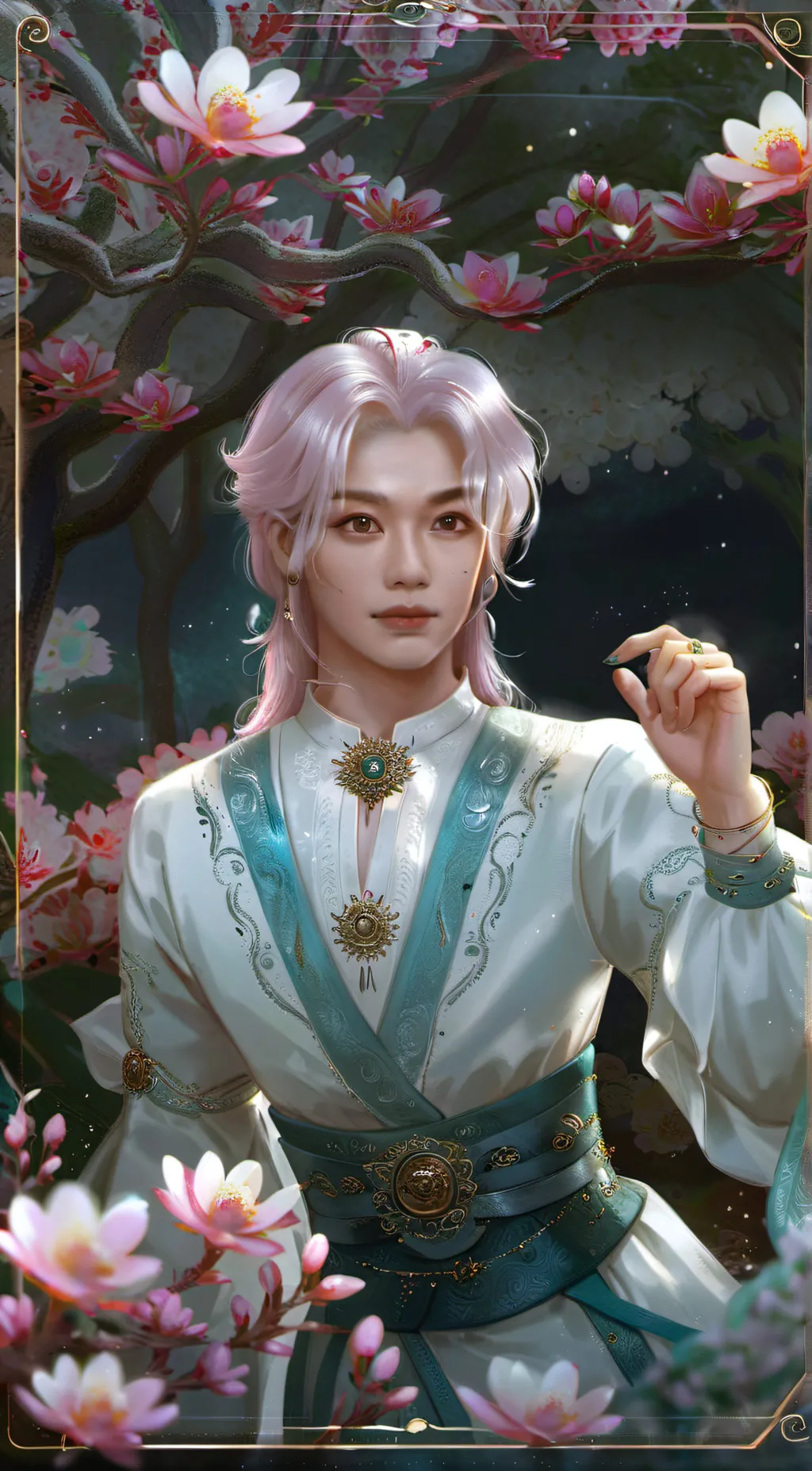 ai character: Aria background