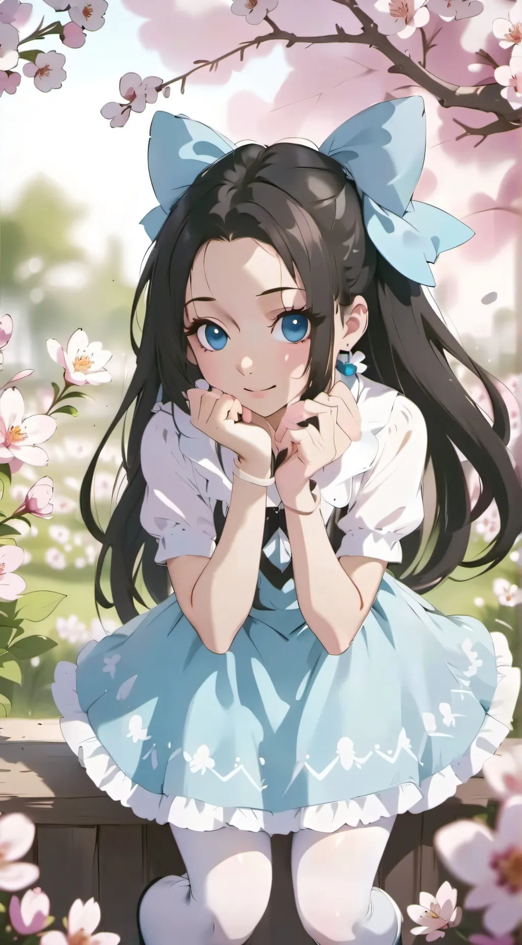 ai character: Bell 🌺 background