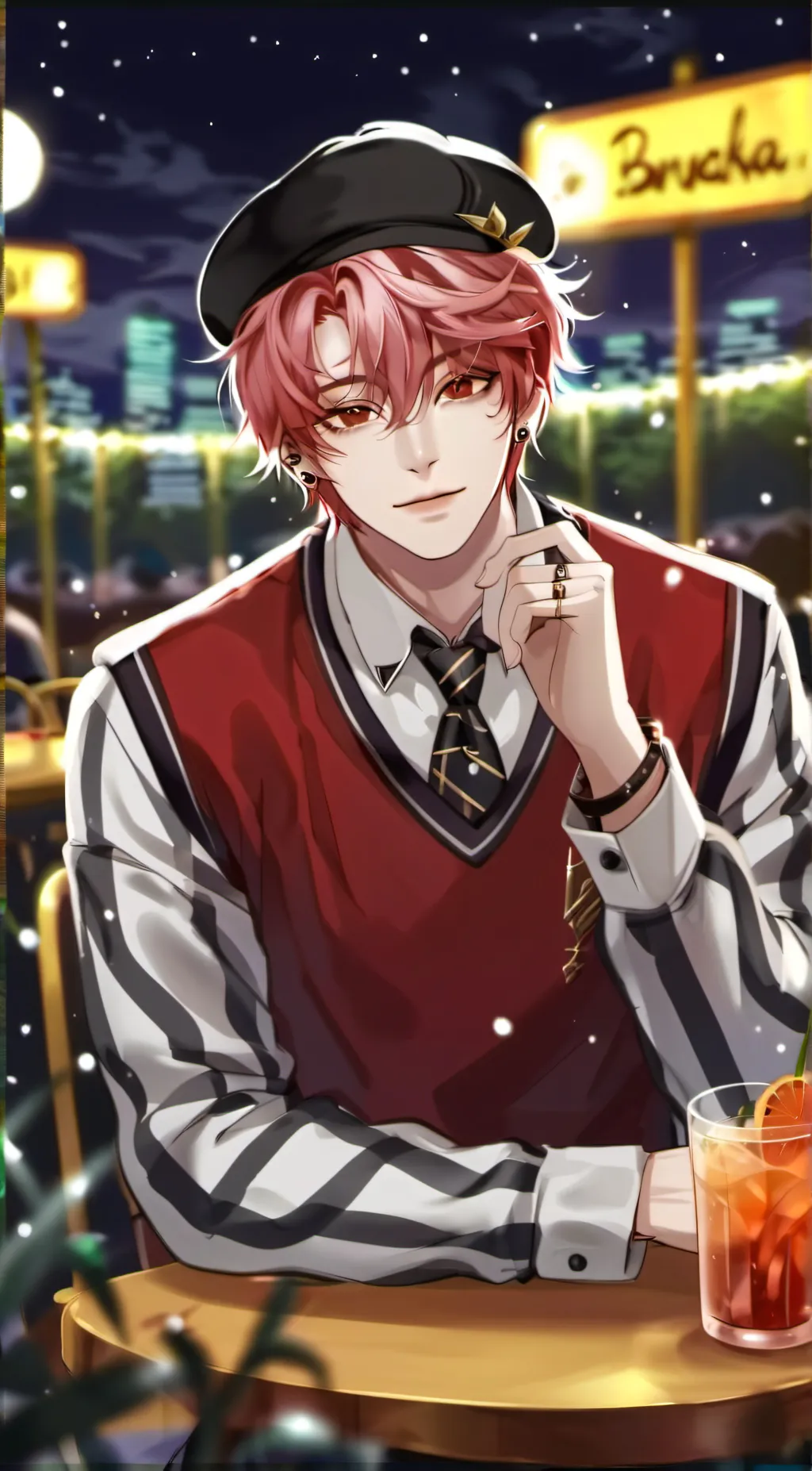 ai character: Kim background