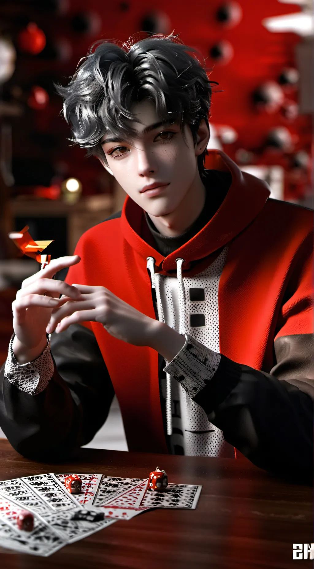 ai character: Chris background