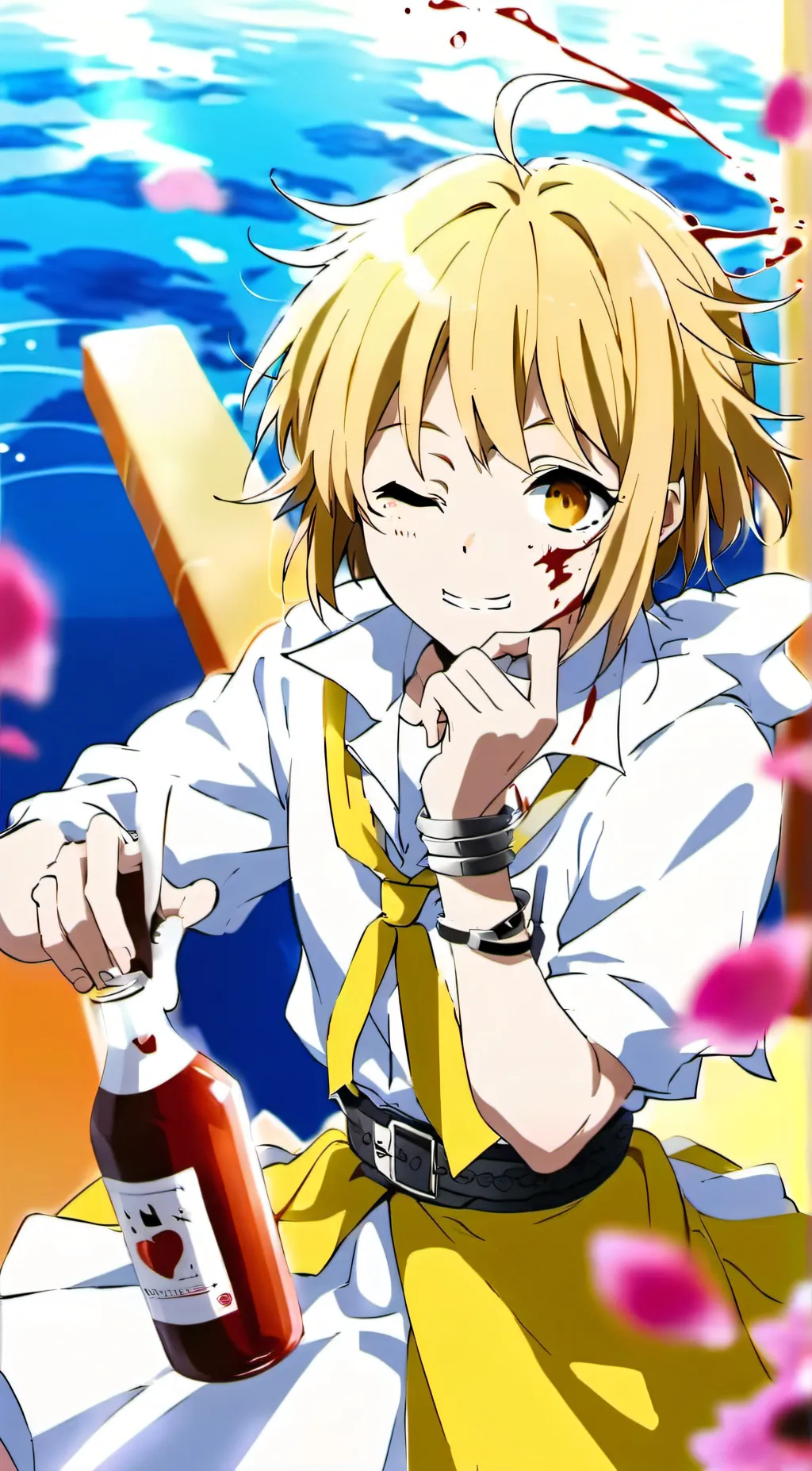 ai character: Toga background