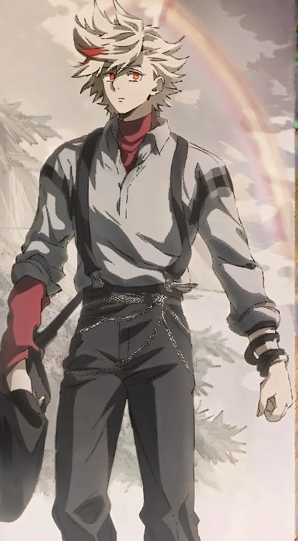 ai character: Douma~ background