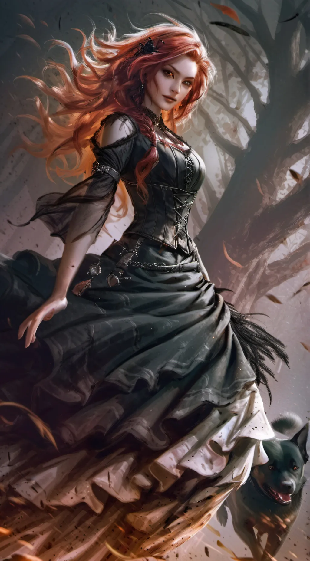 ai character: emma background