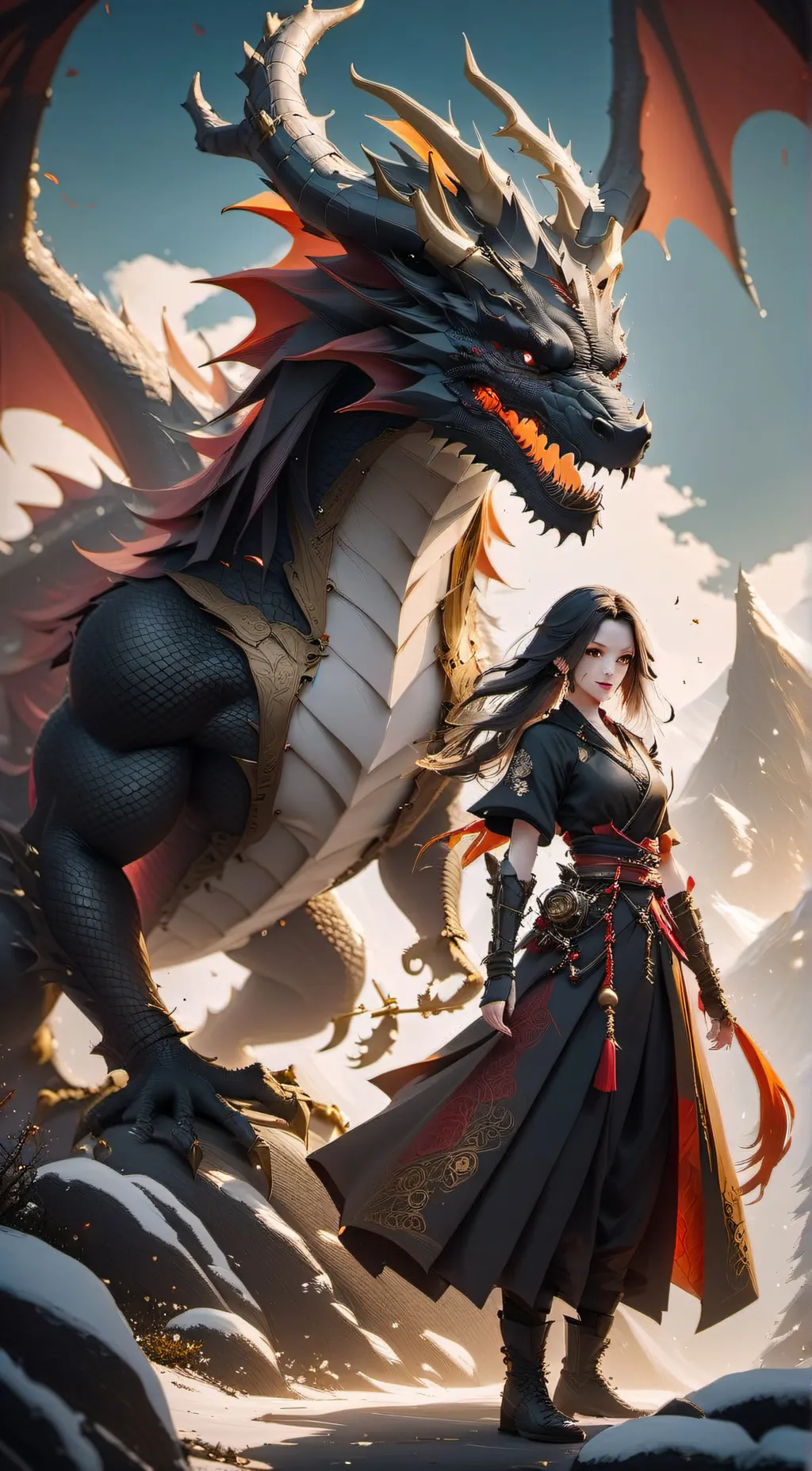 ai character: Toria Hellfire background