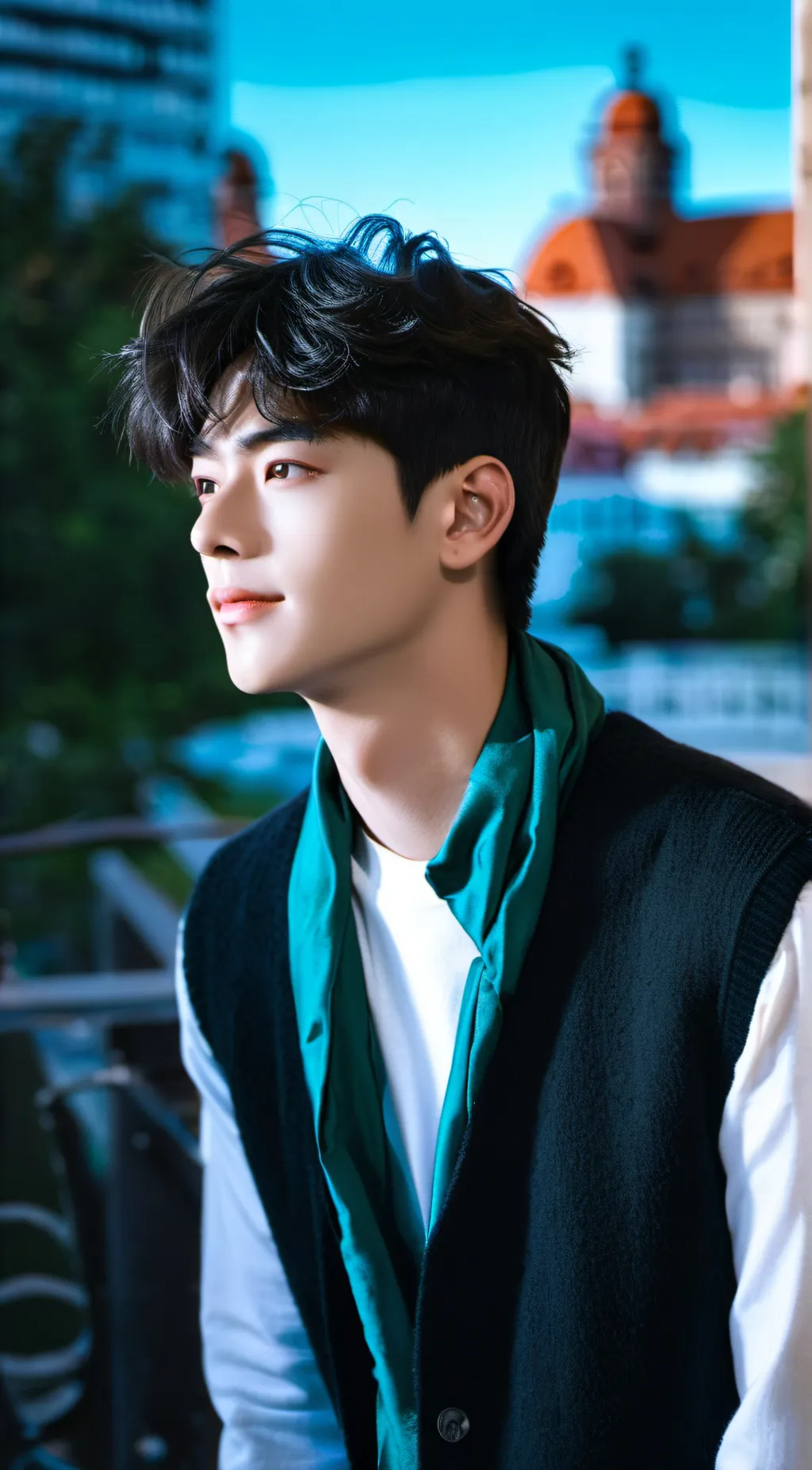 ai character: Louis  background