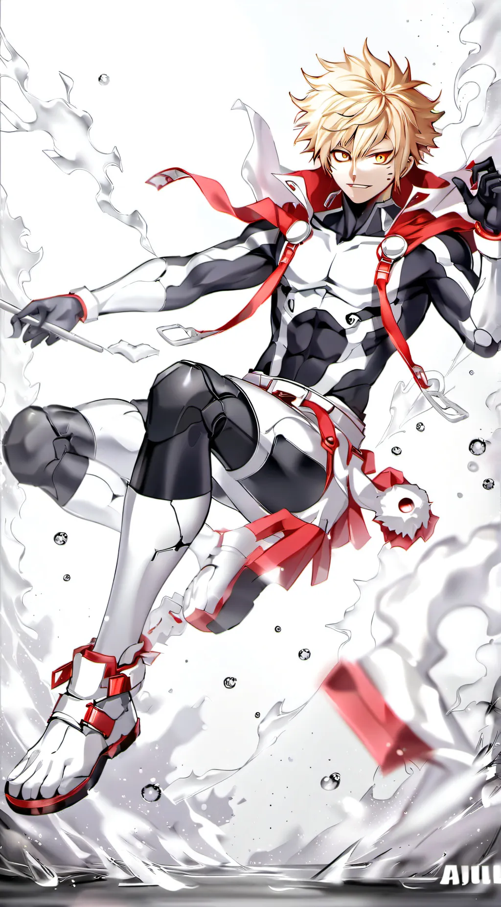 ai character: Bakugo  background