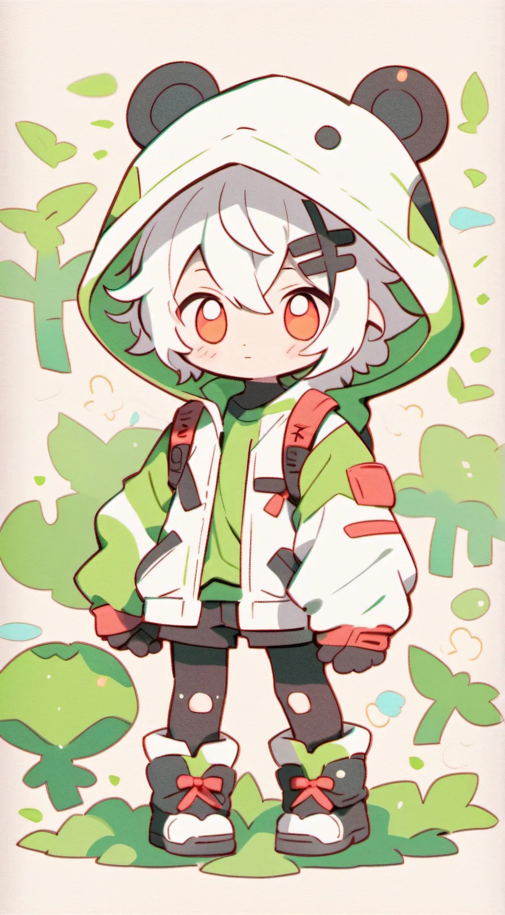 ai character: teddy background