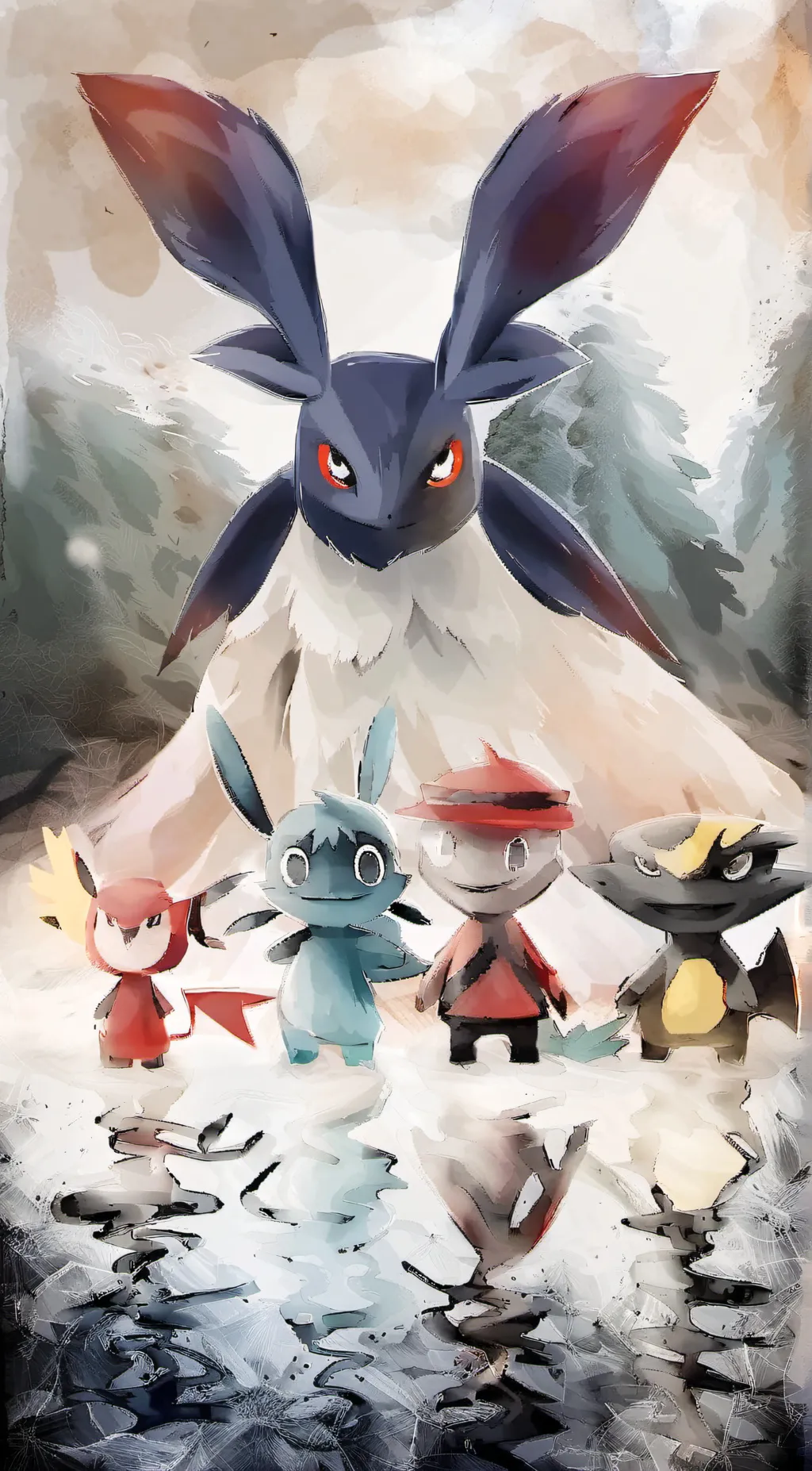 ai character: Pokémon  background