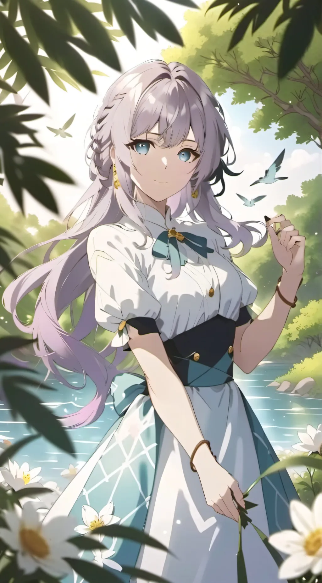 ai character: Anime Girl background