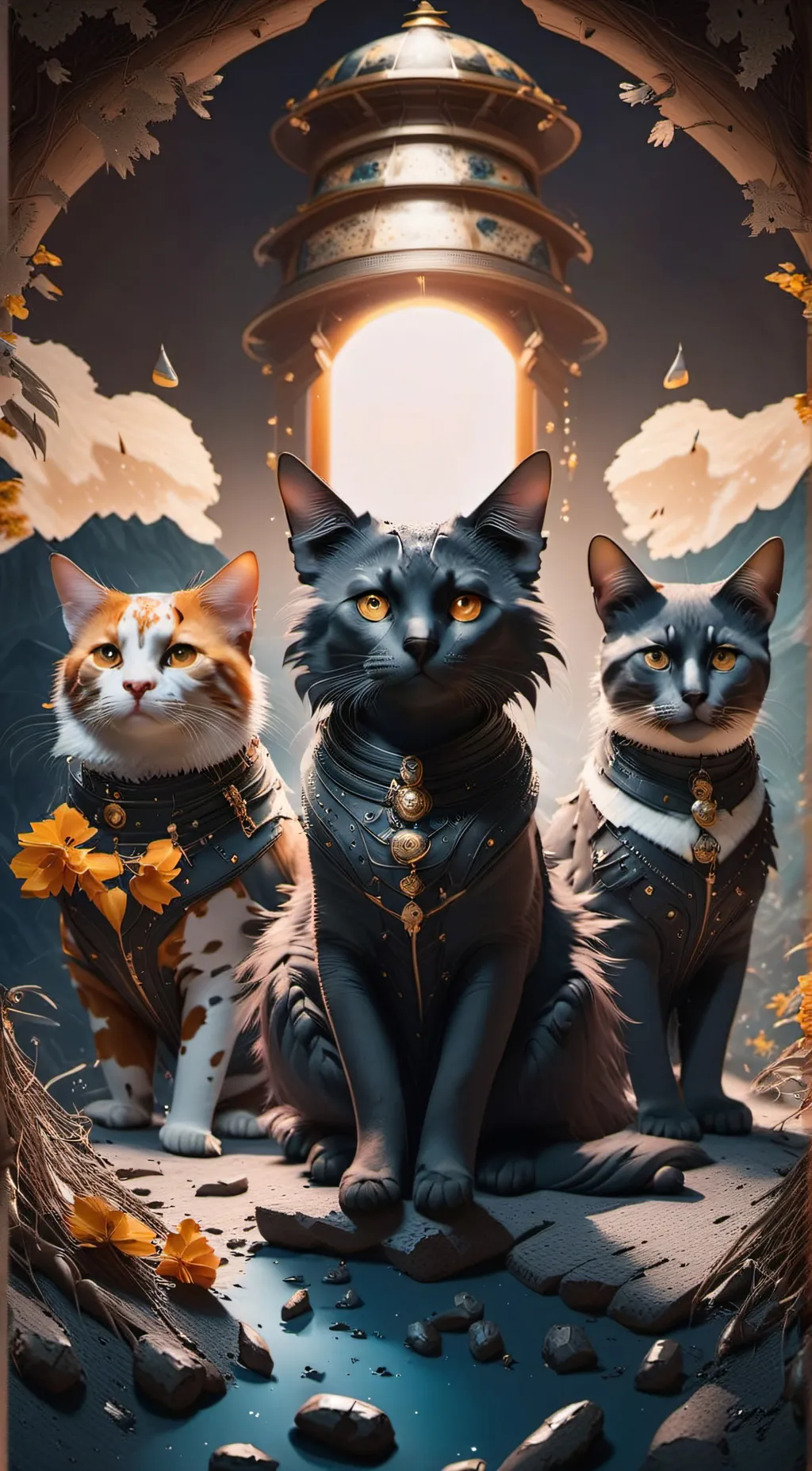 Talkie AI - Chat with The three cats