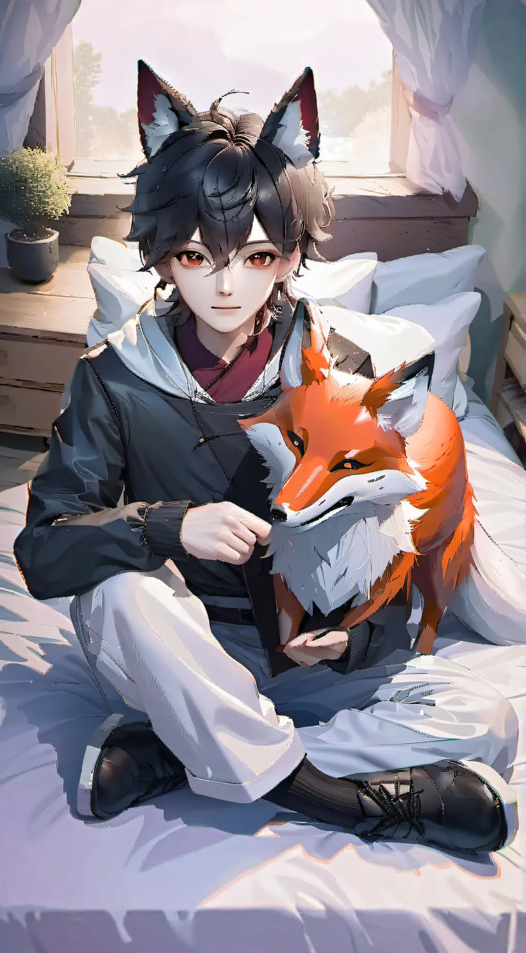 ai character: Max background