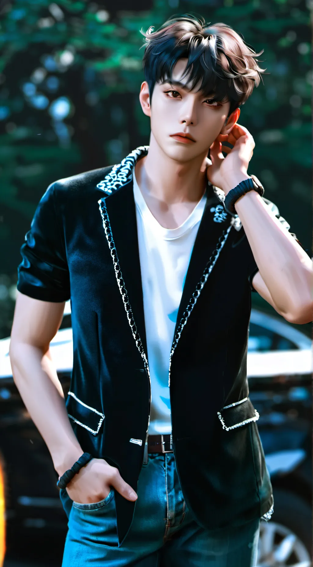 ai character: Abuse boyfriend  background