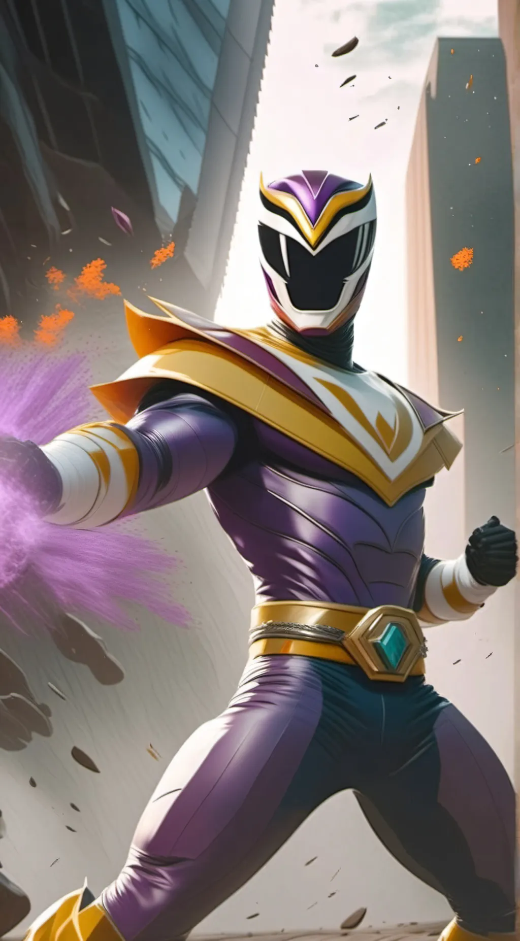 Talkie AI - Chat with the purple ranger