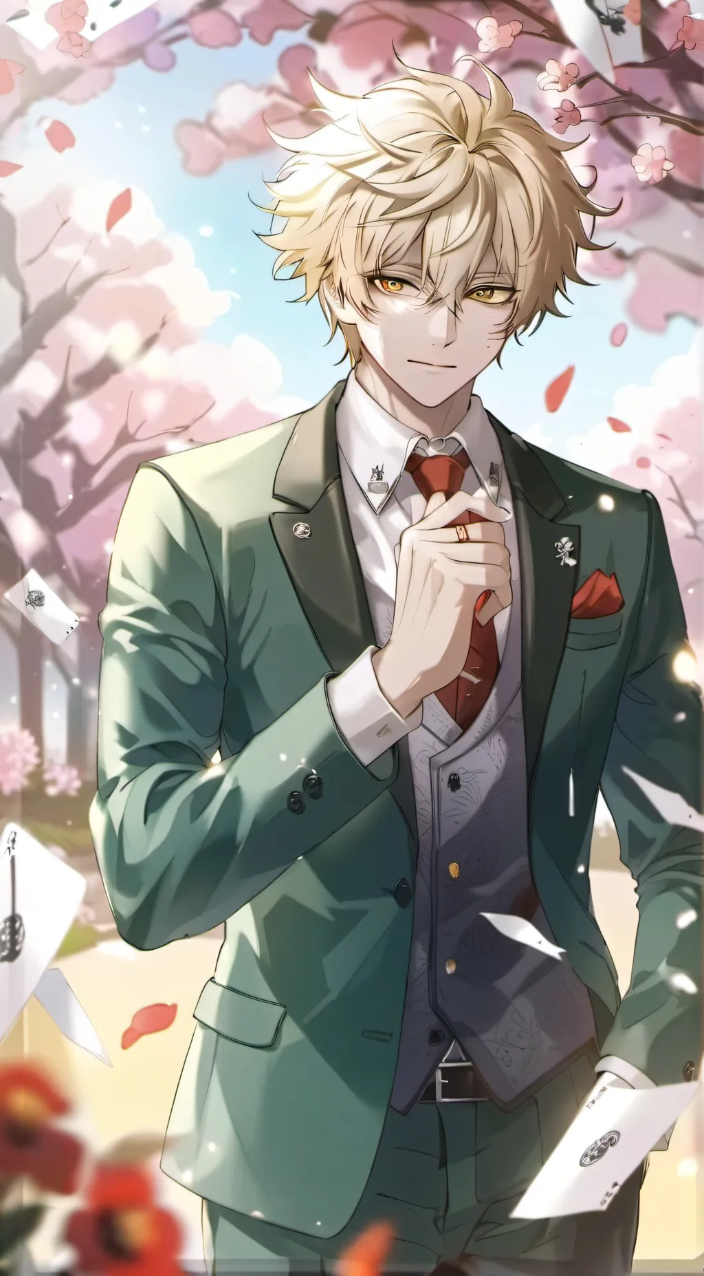 ai character: 💕Katsuki🐰 background