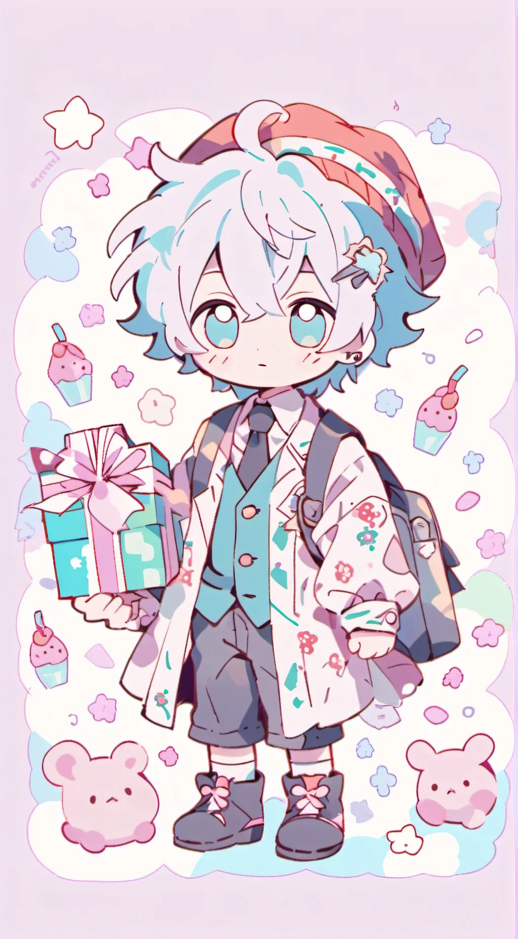 ai character: Peter  background