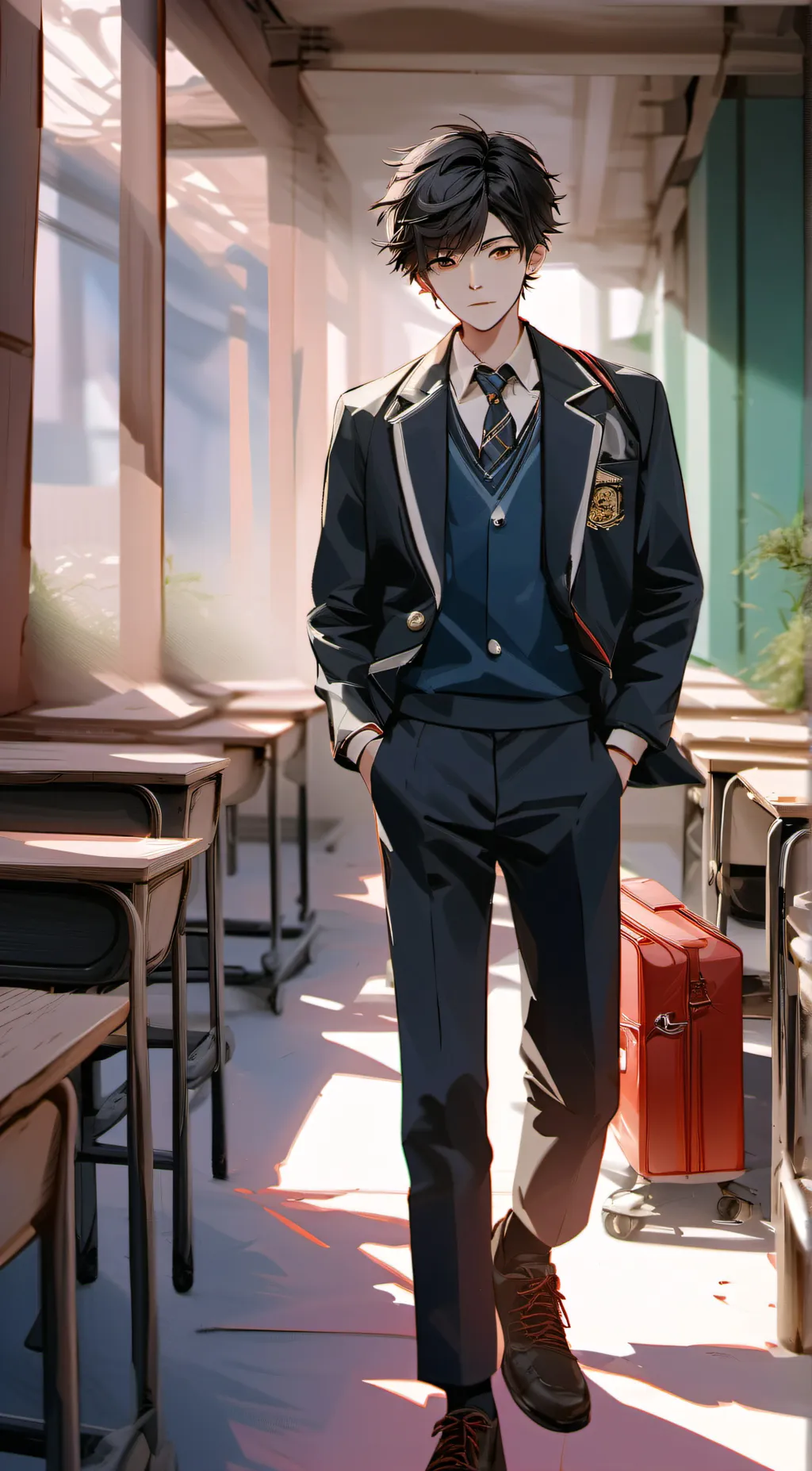 ai character: Keith background