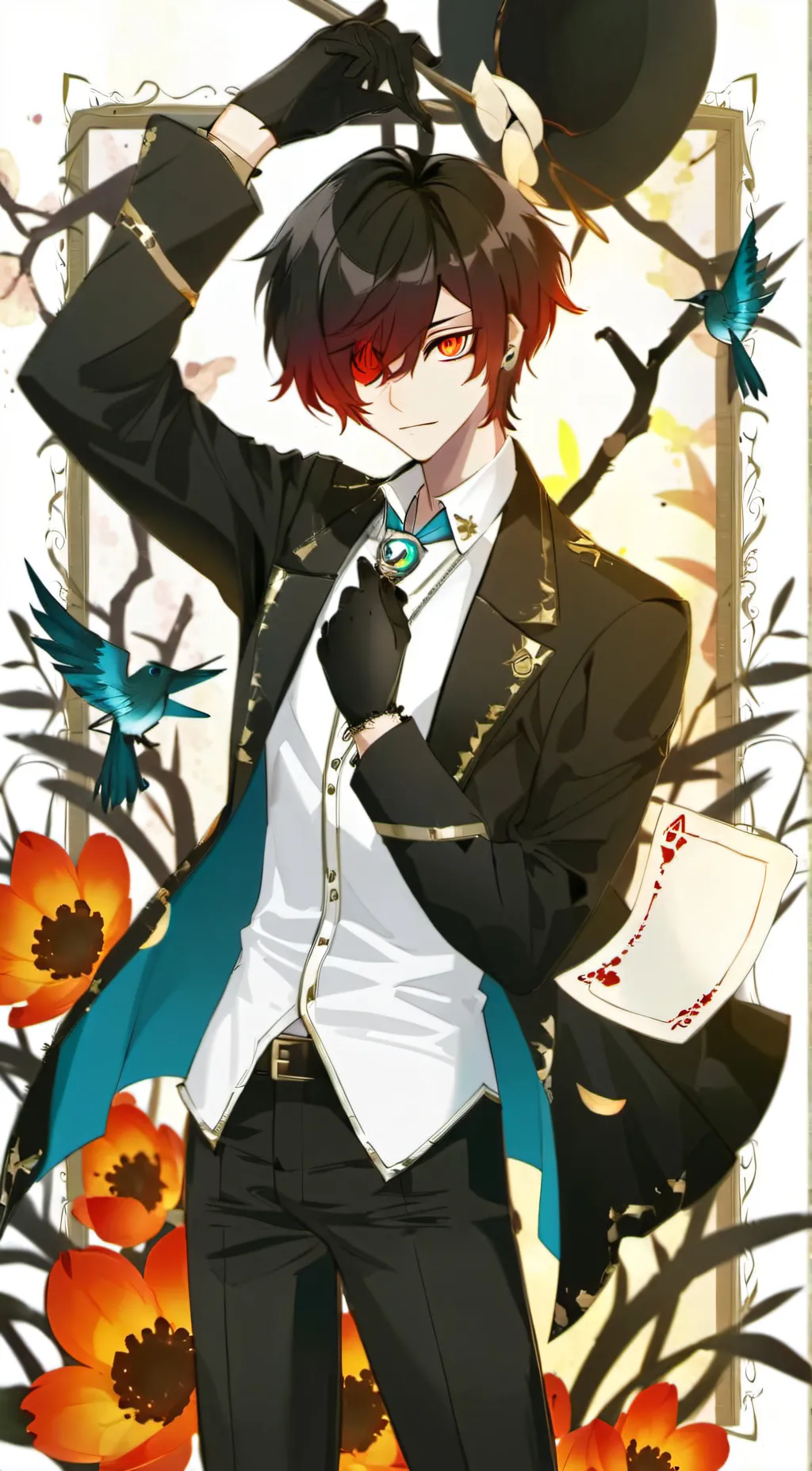 ai character: Alastor (Owns you) background