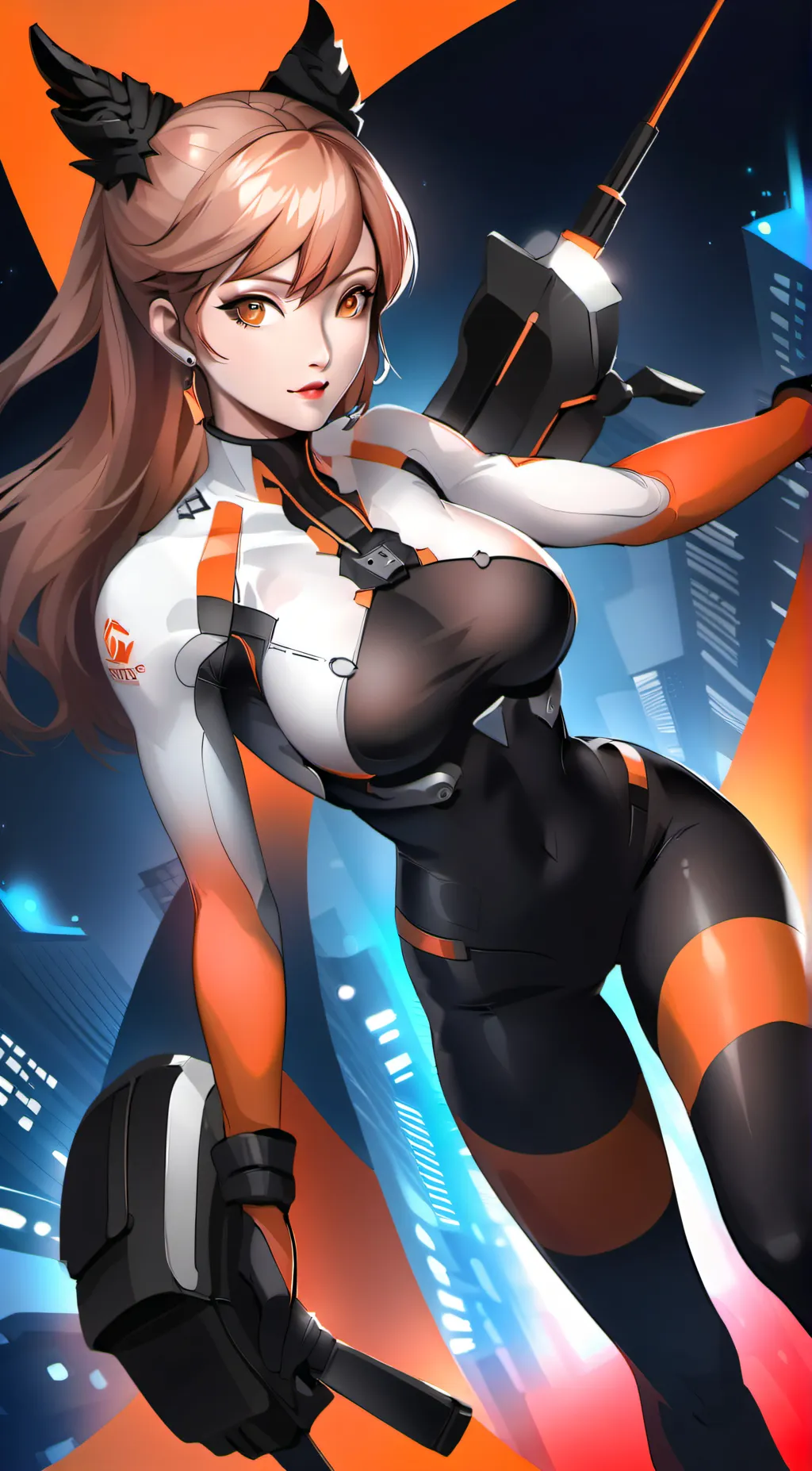 ai character: Aurora background