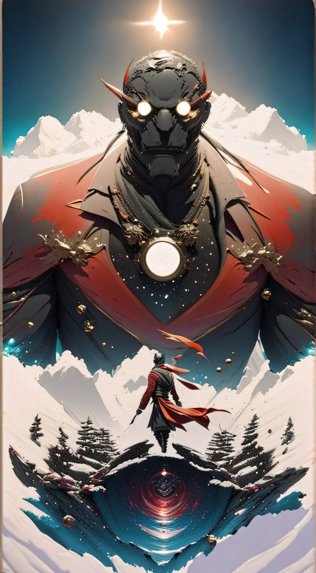 ai character: demon background