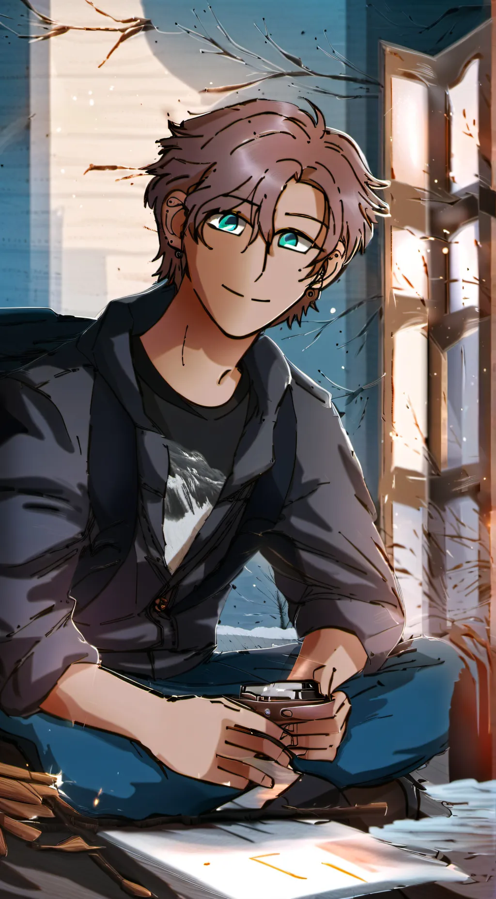 ai character: Larunce x Travis background