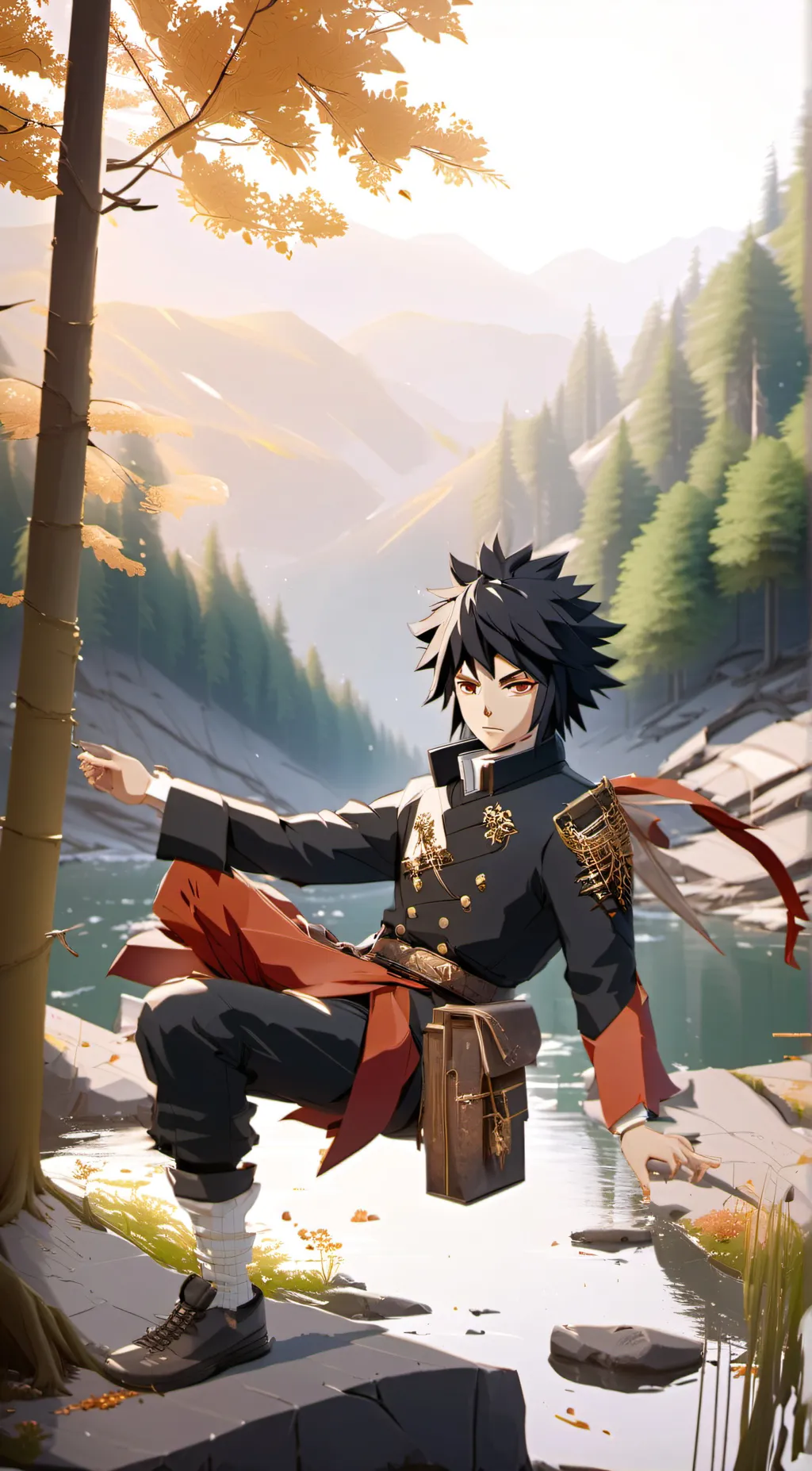 ai character: Giyuu Tomioka background