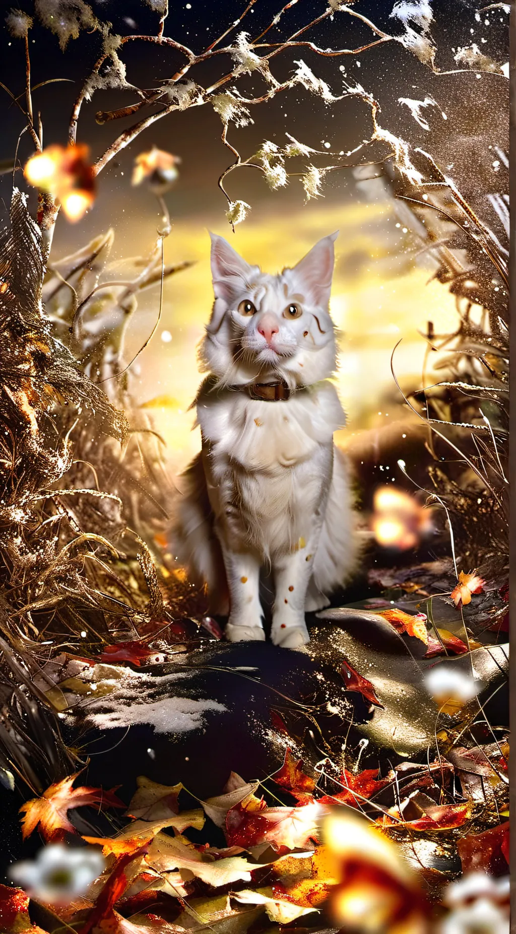 ai character: -🐱wild cat🐱- background