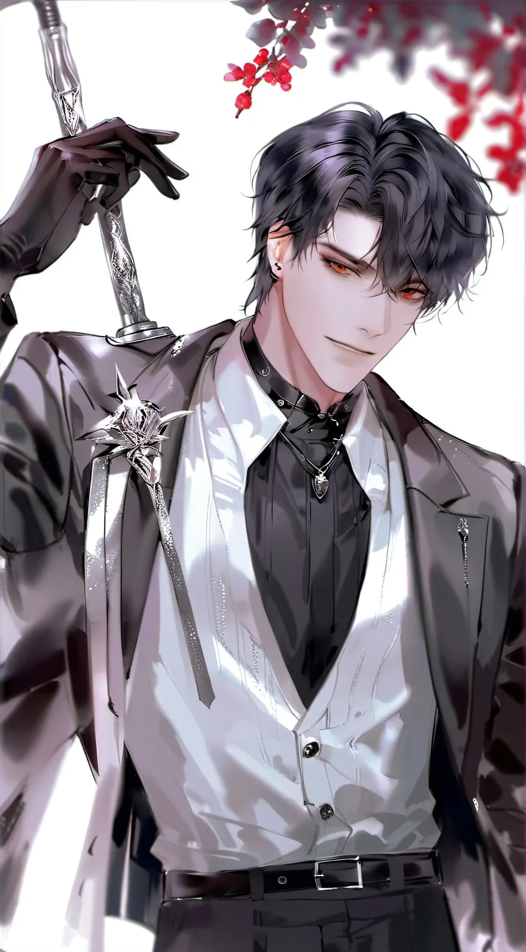 ai character: Justin  background