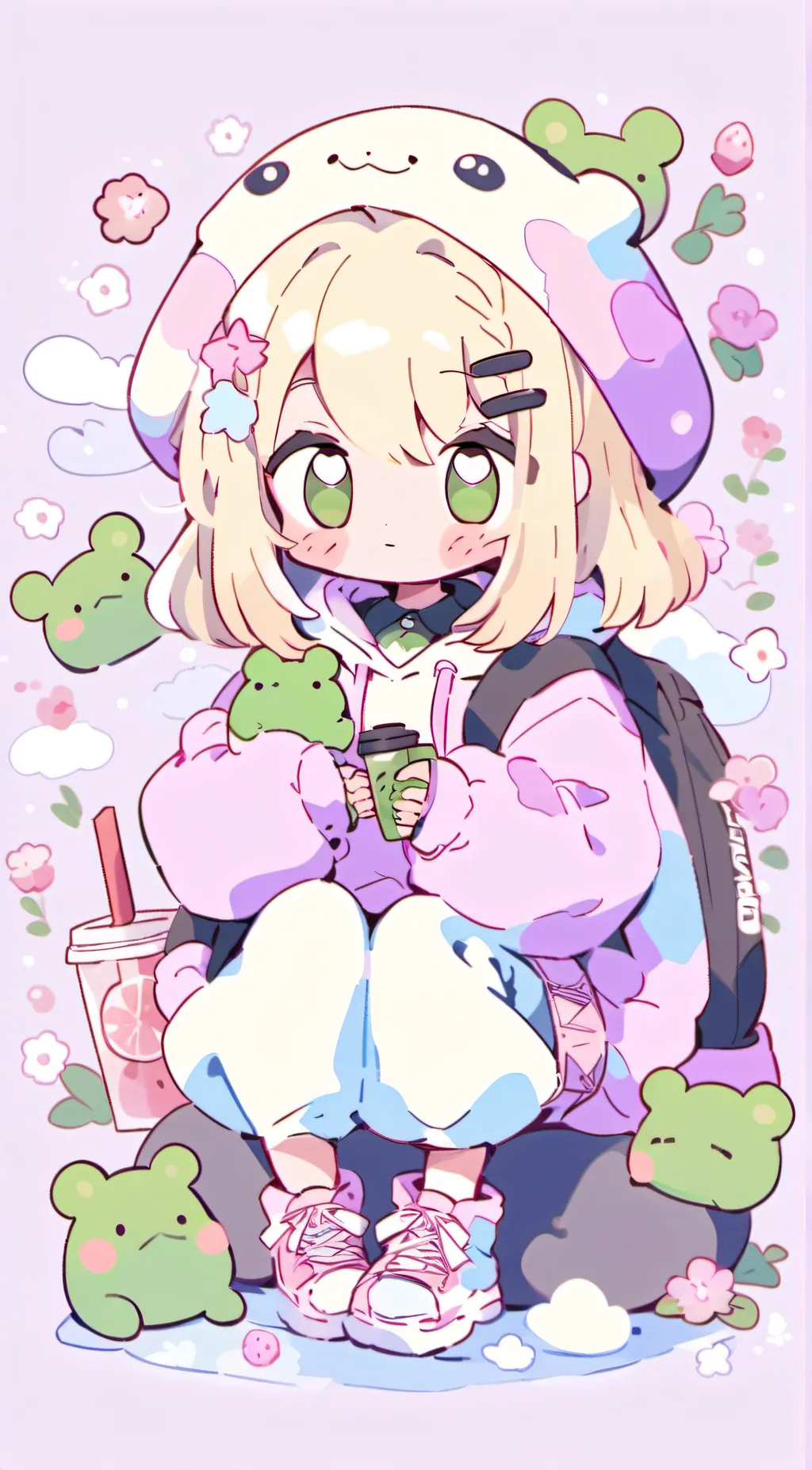 ai character: lily background