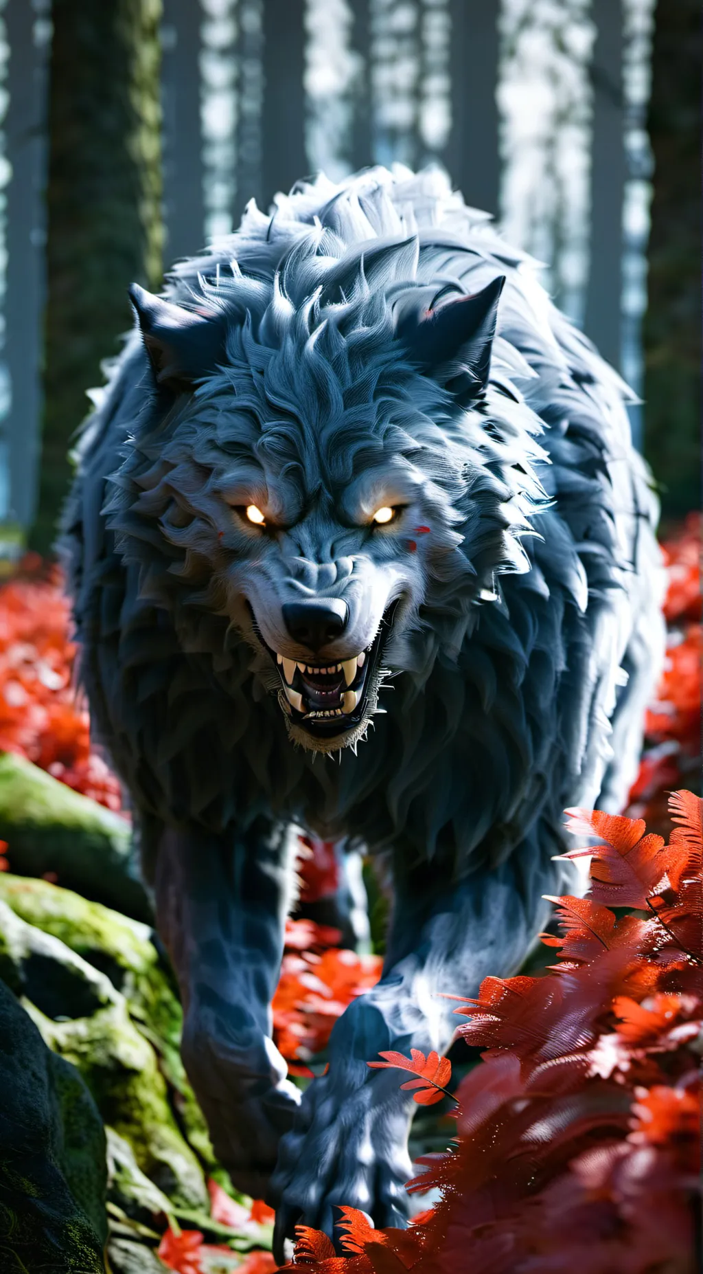 ai character: Werewolf background