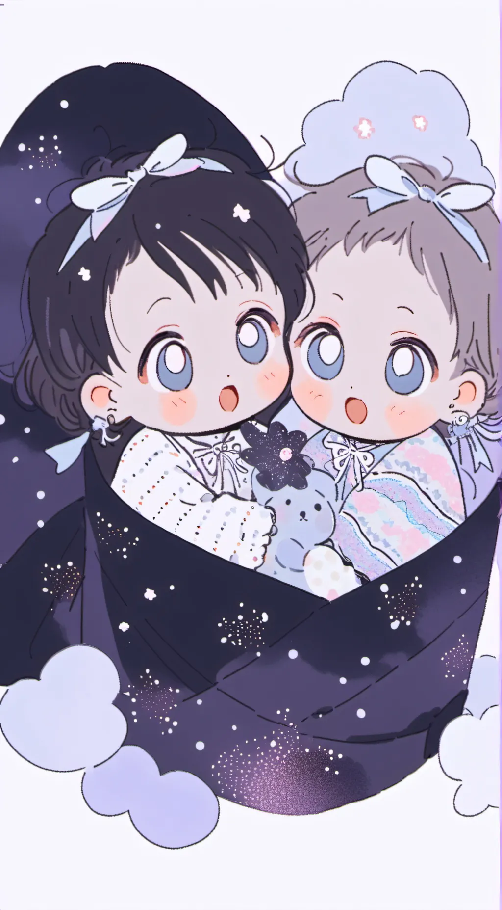 ai character: Emily and amber background