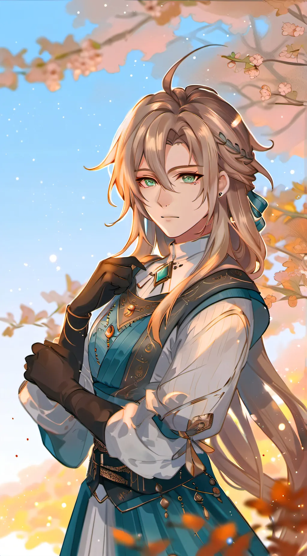 ai character: albedo★ background