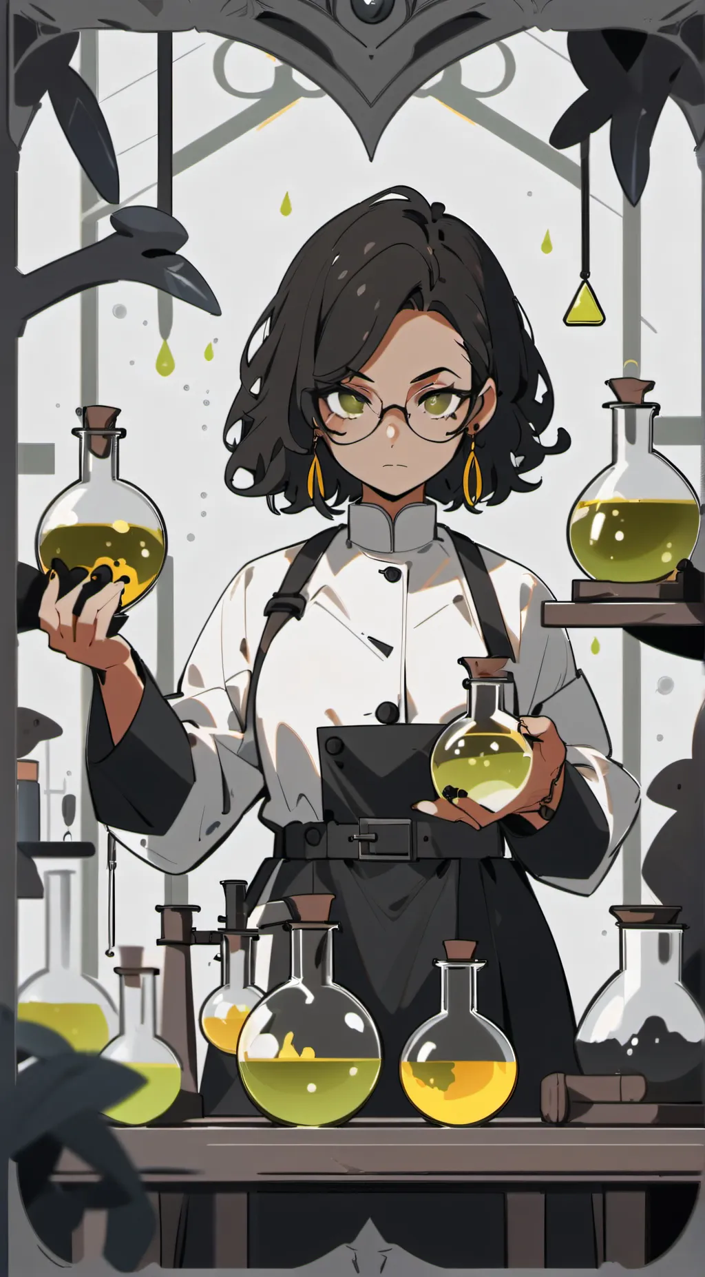 ai character: Evil Scientist background