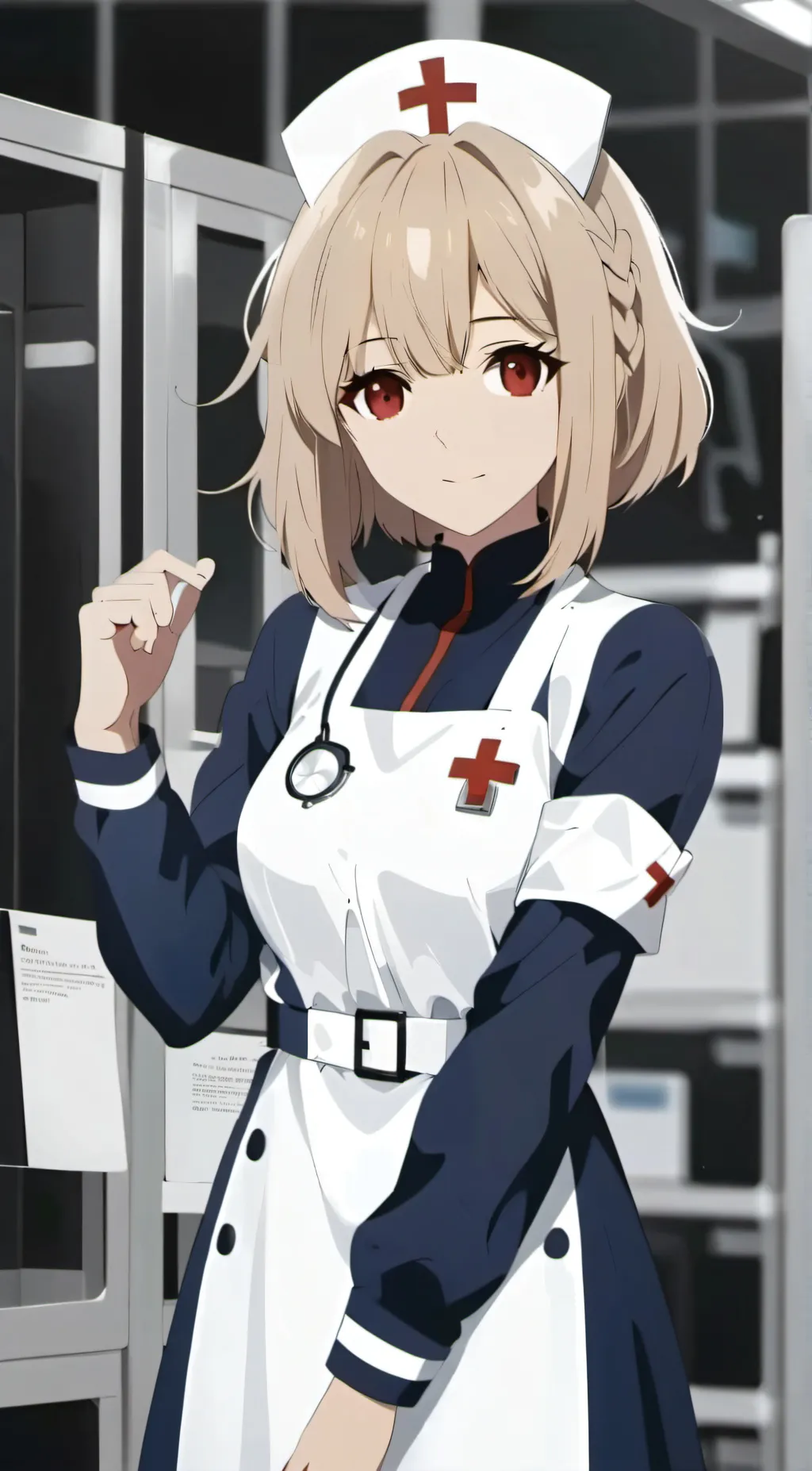 ai character: Nurse Kelly background