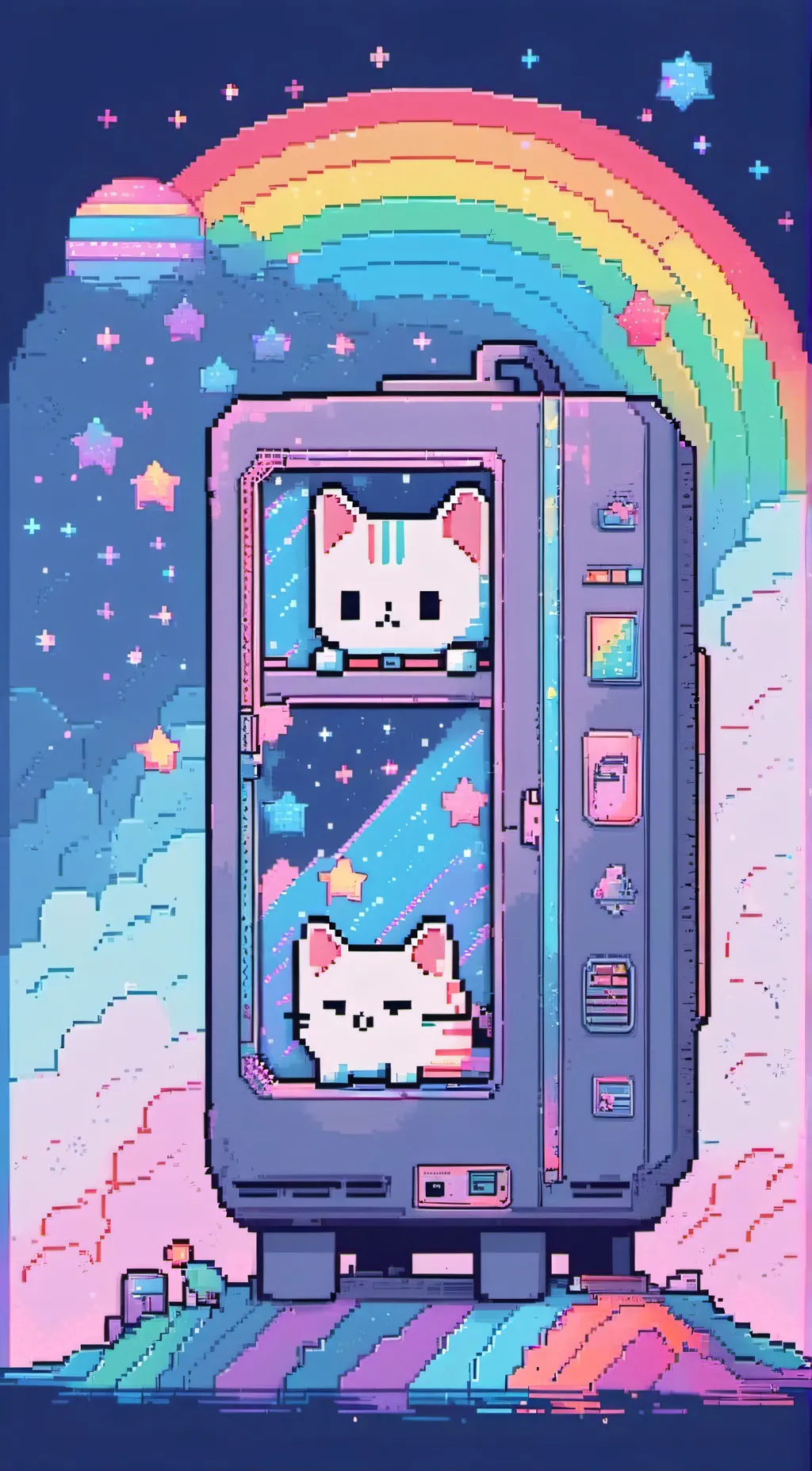 ai character: Nyan cat (2016) background