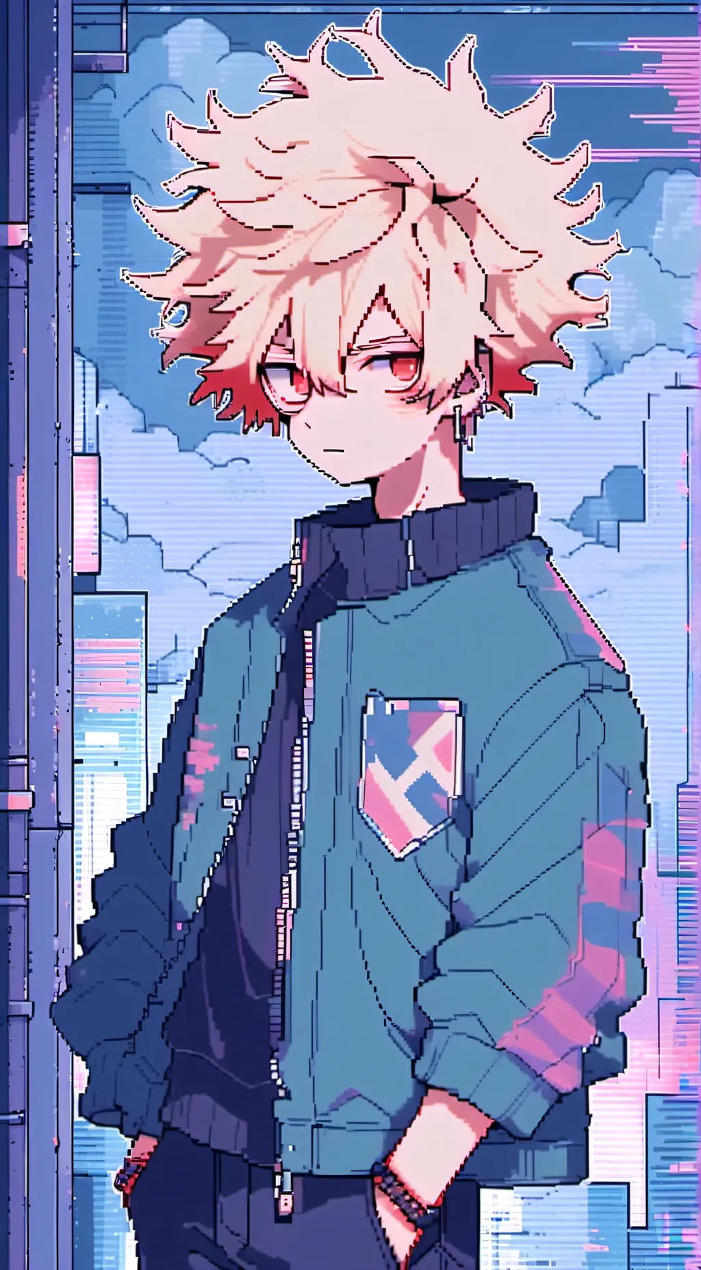 ai character: Past bakugo background