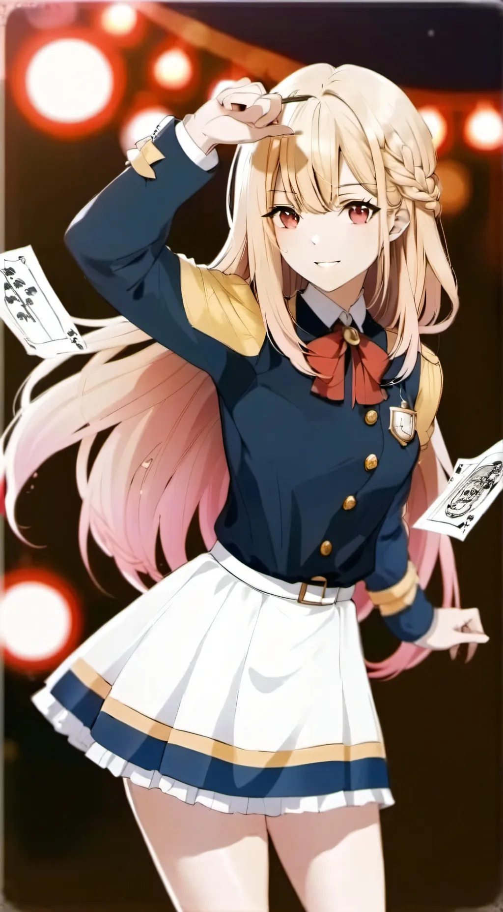 ai character: Sky Yeager  background