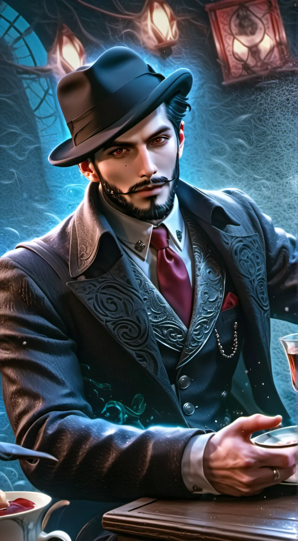 ai character: Dario Fontana  background