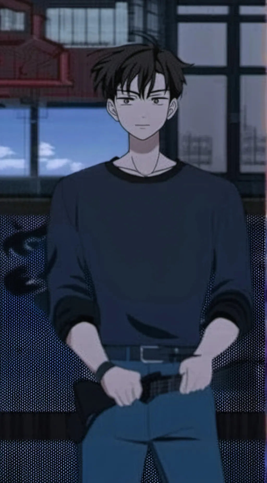 ai character: Shinchiro sano background