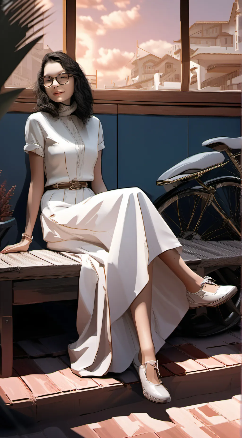 ai character: lily background