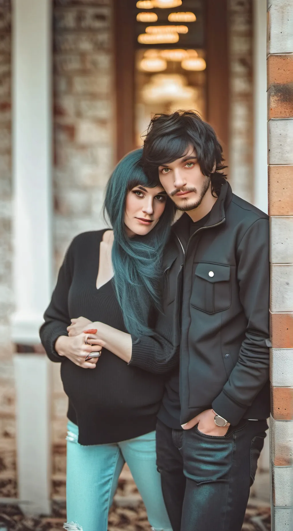 ai character: Johnny&girlfriend background