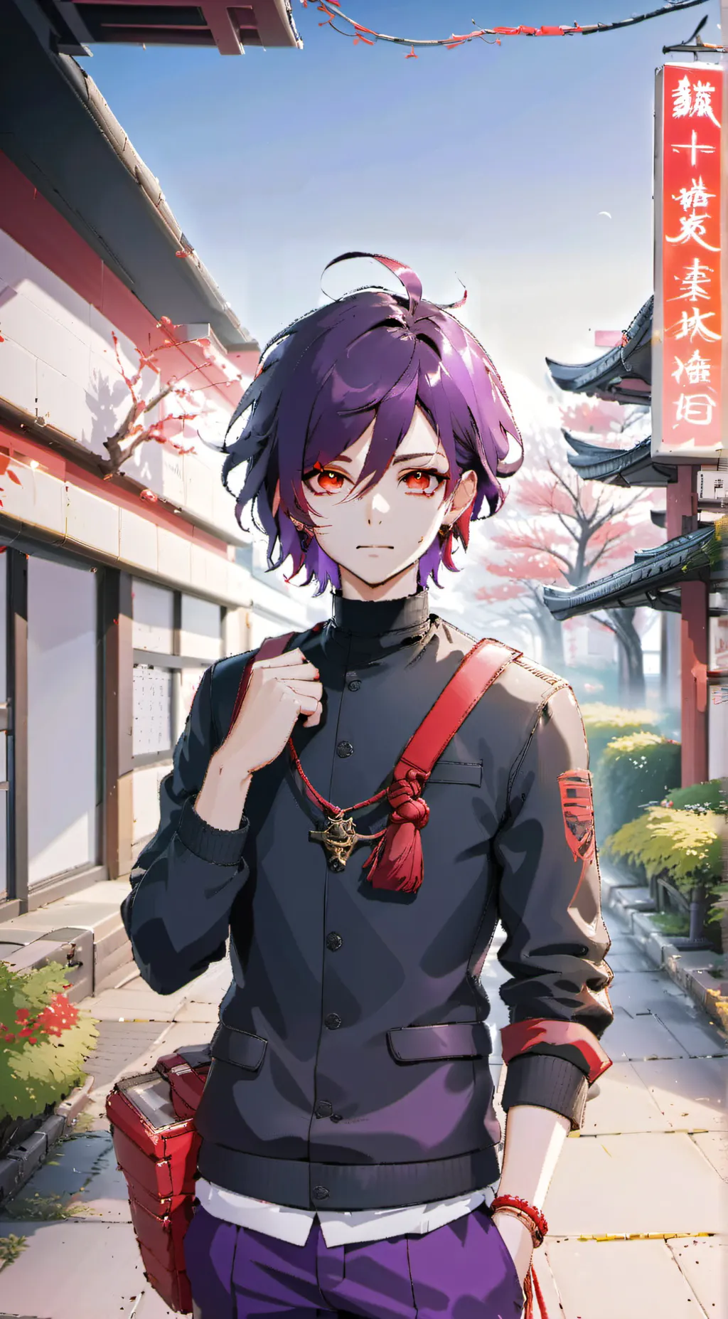 ai character: Touka Kirishima background