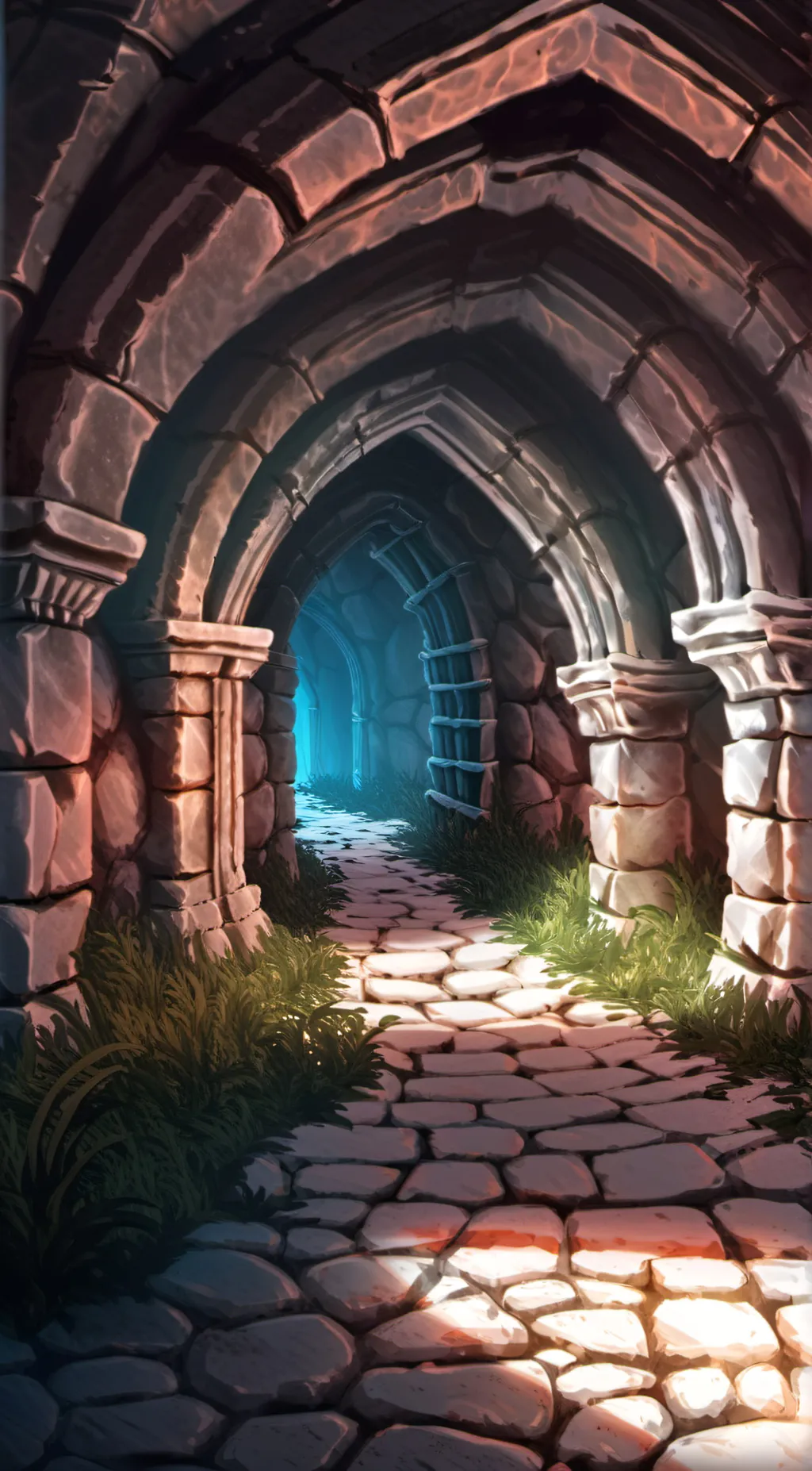 ai character: Hollow Path RPG background