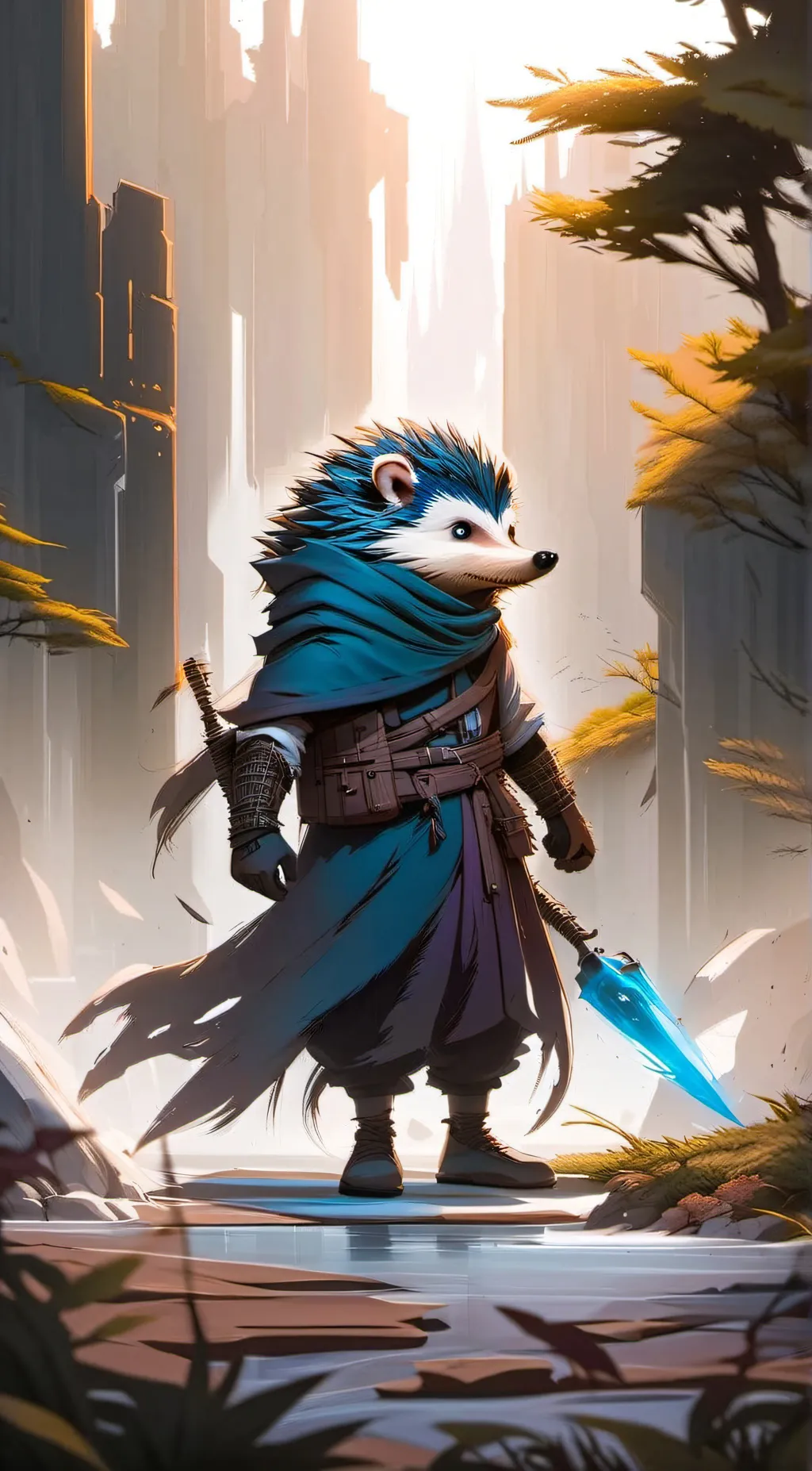 ai character: Sonic background