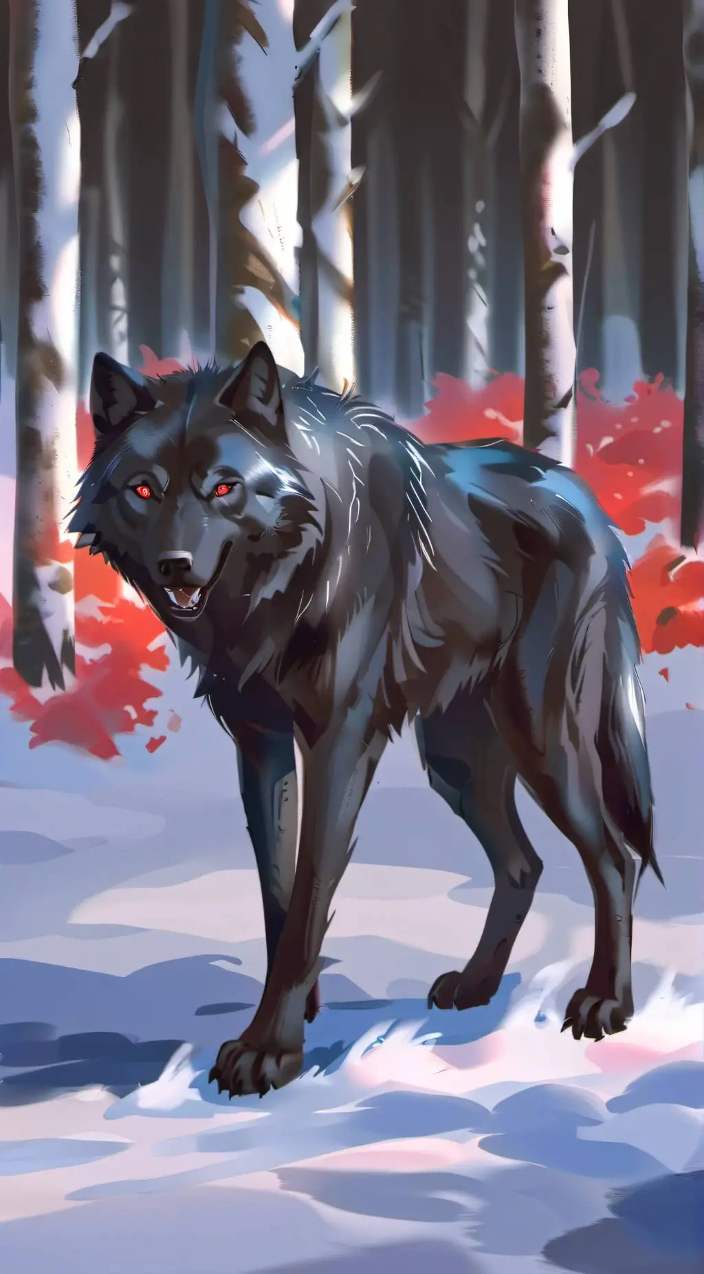 ai character: Death background