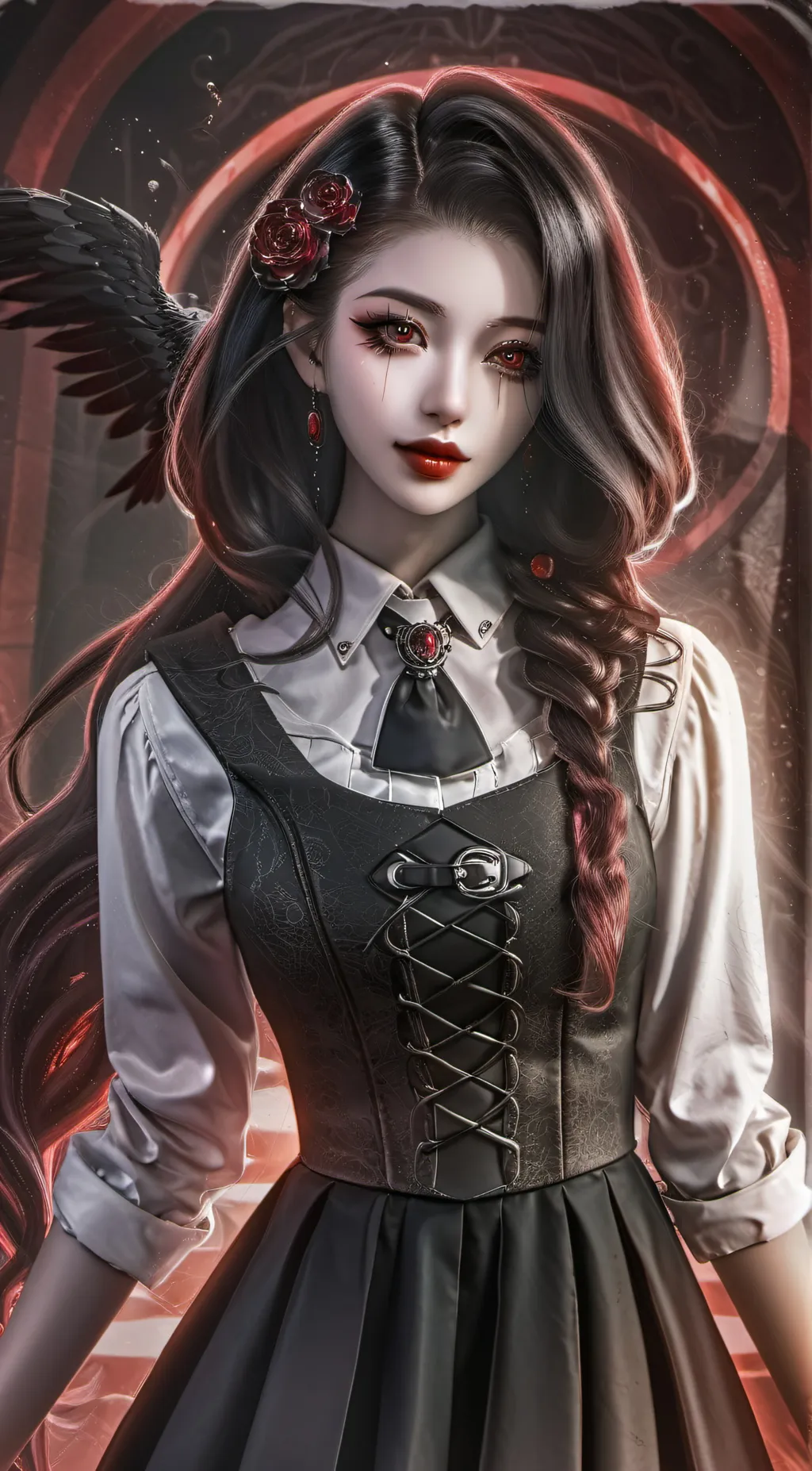 ai character: Arielle  background